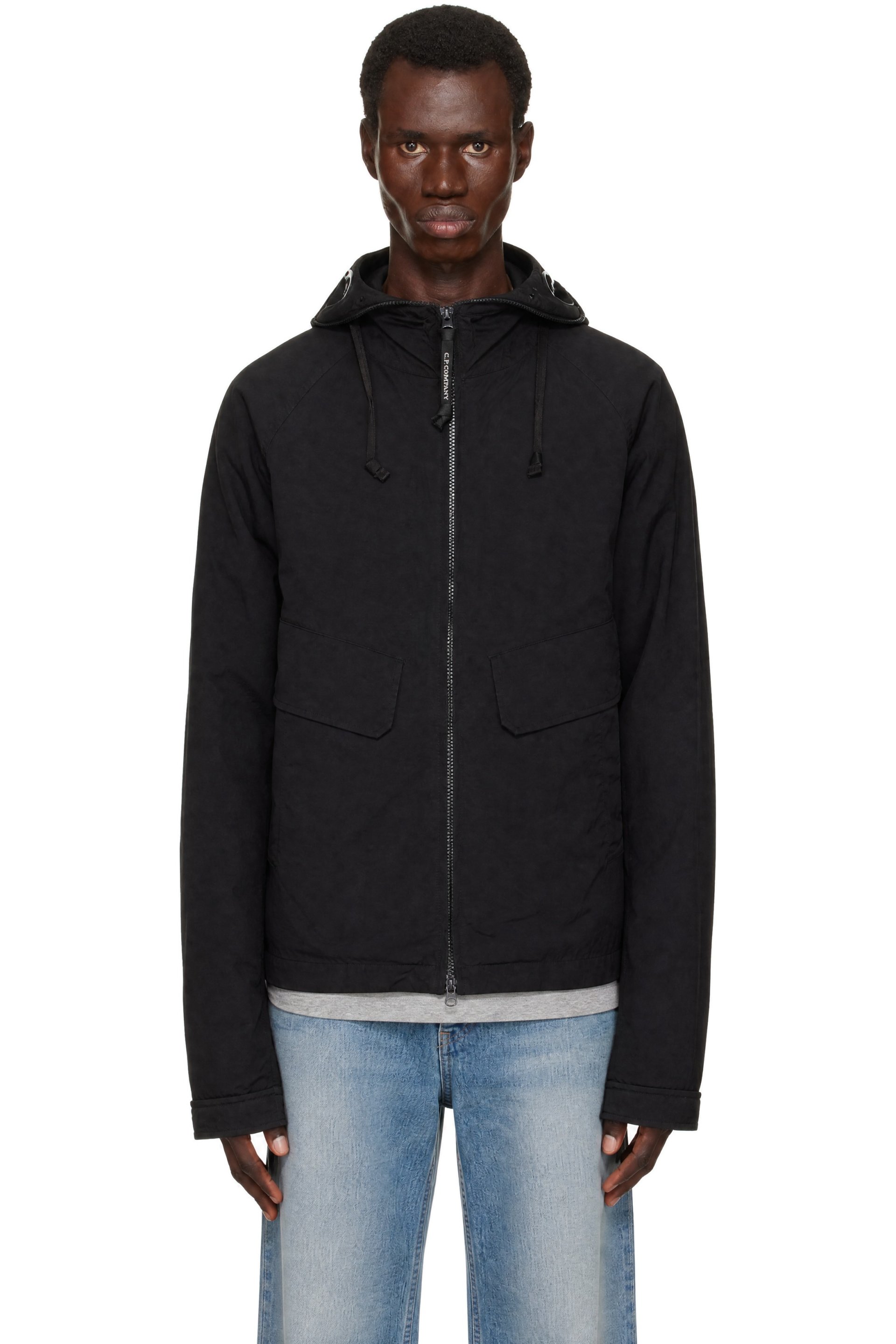 C.P. Company - Black Twill Mixed Explorer Jacket