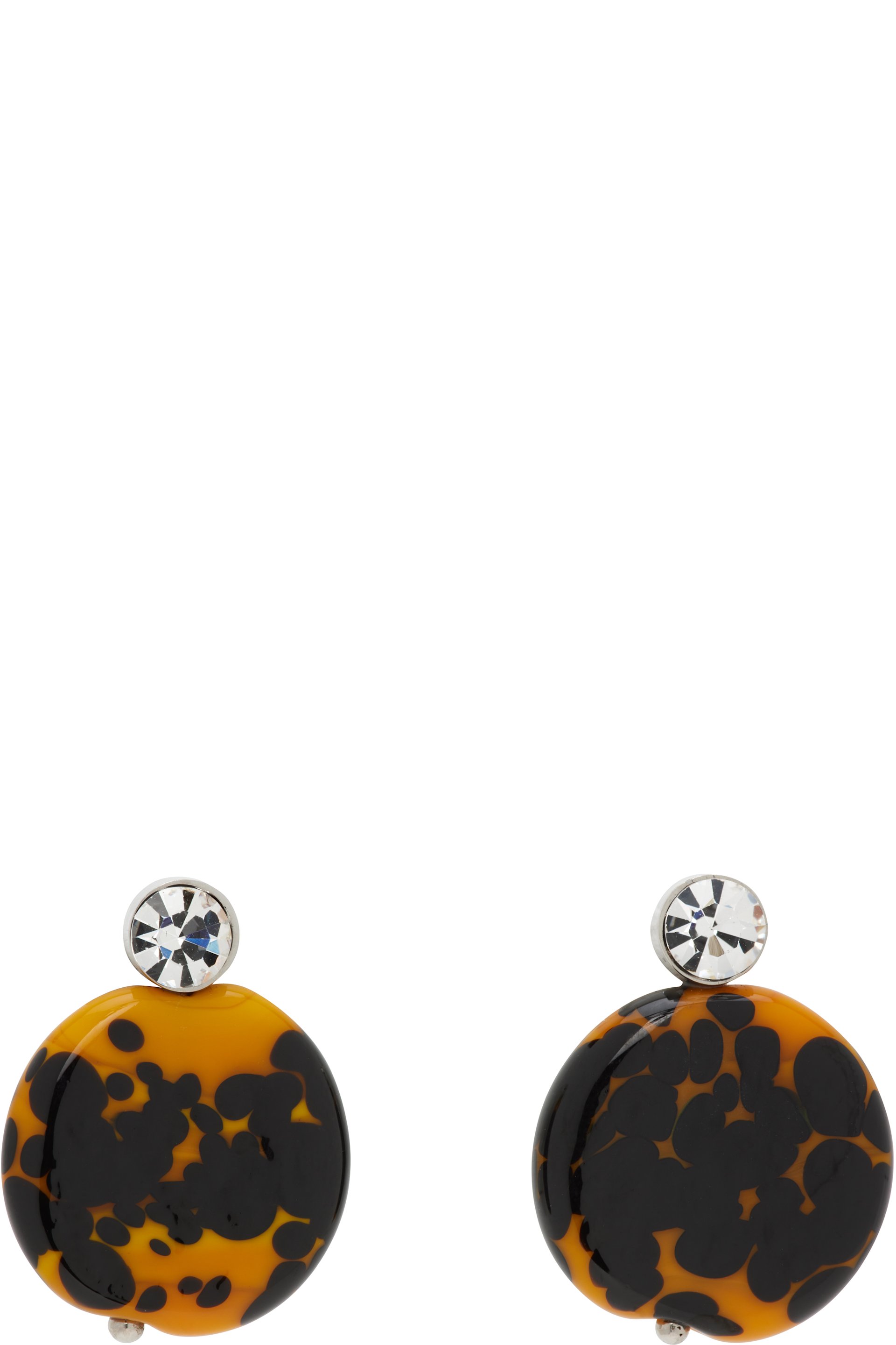 Dries Van Noten - Handmade Painted Earrings