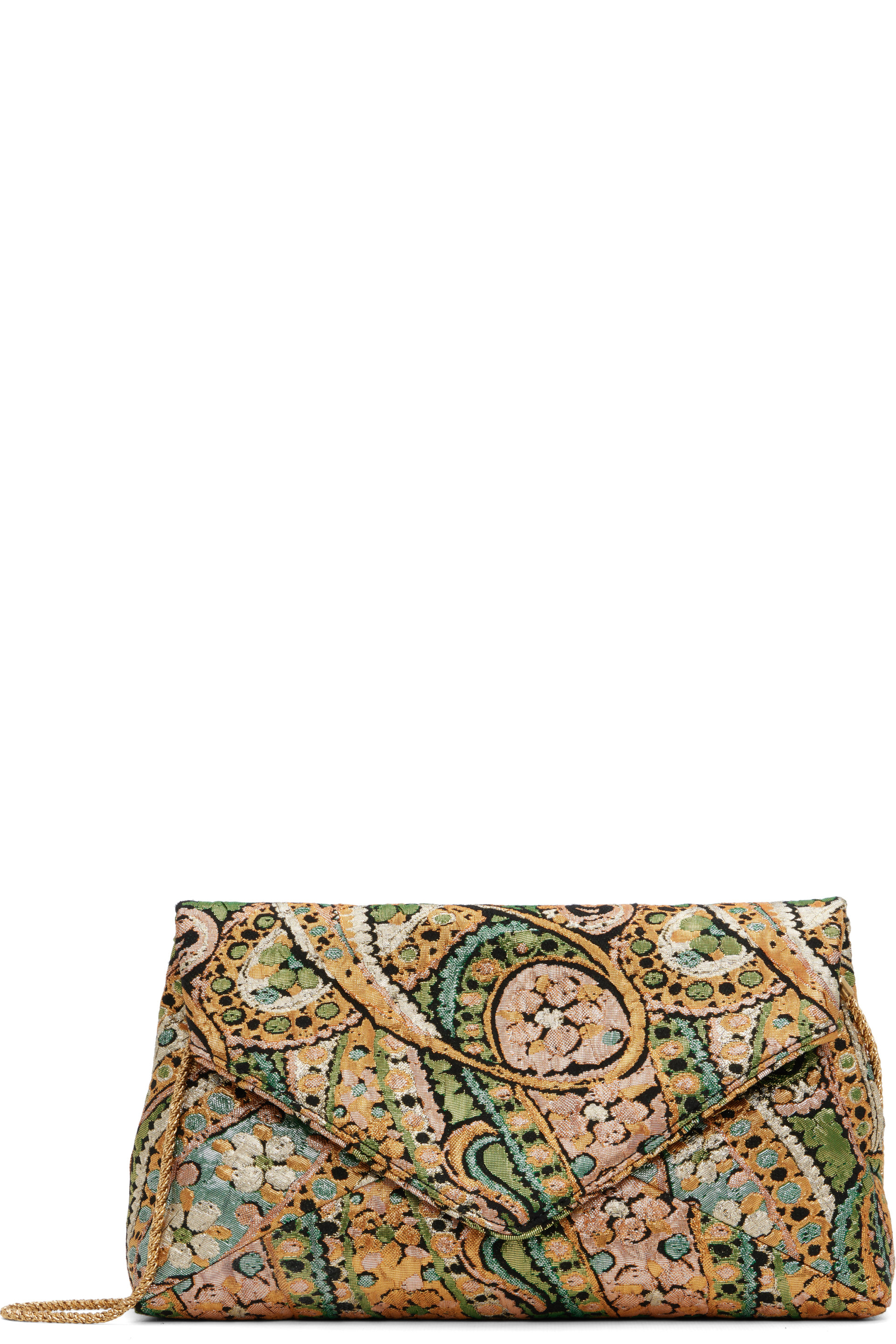 Dries Van Noten - Gold Small Envelope Chain Bag