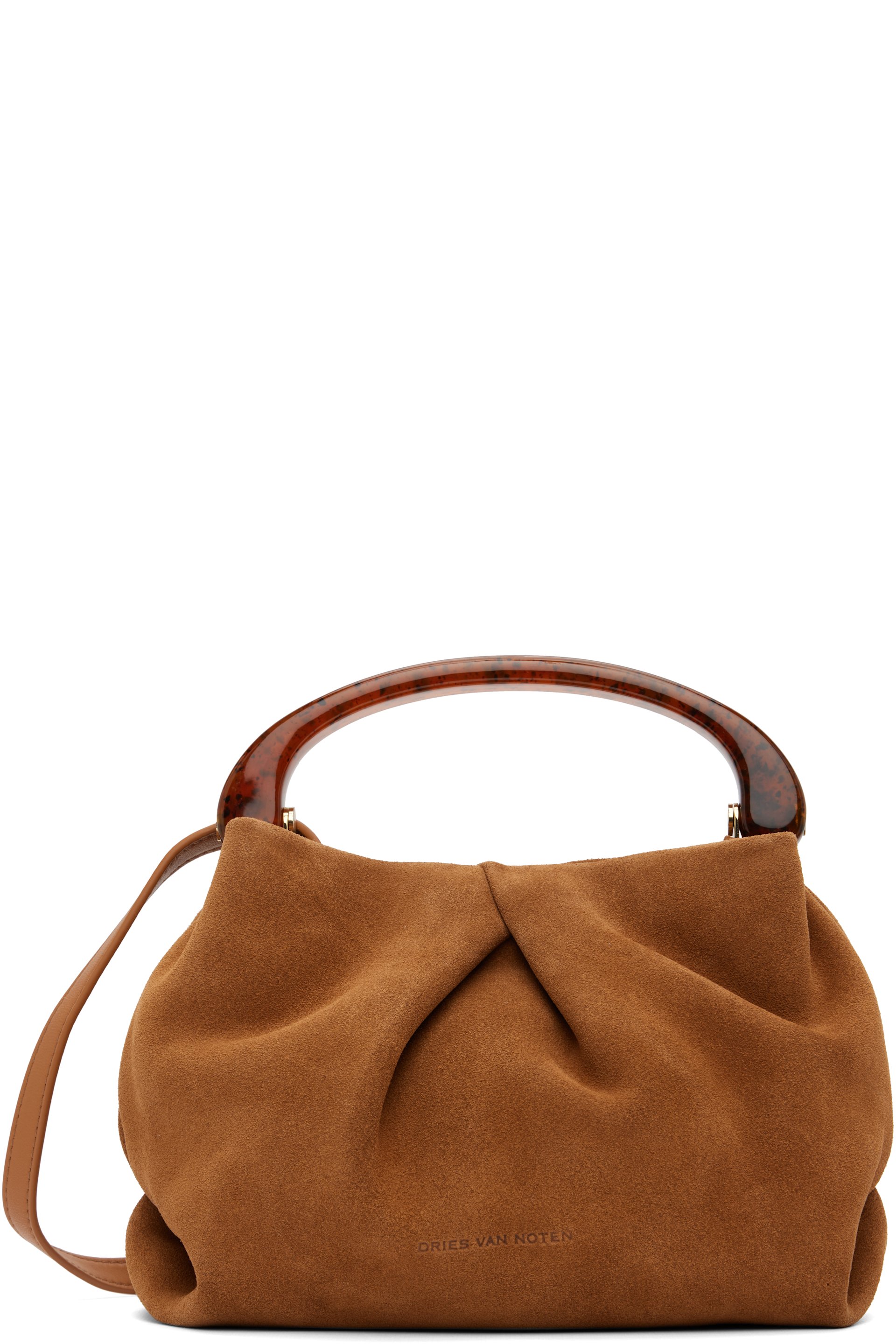 Dries Van Noten - Tan Fold Calf Leather Small Bag