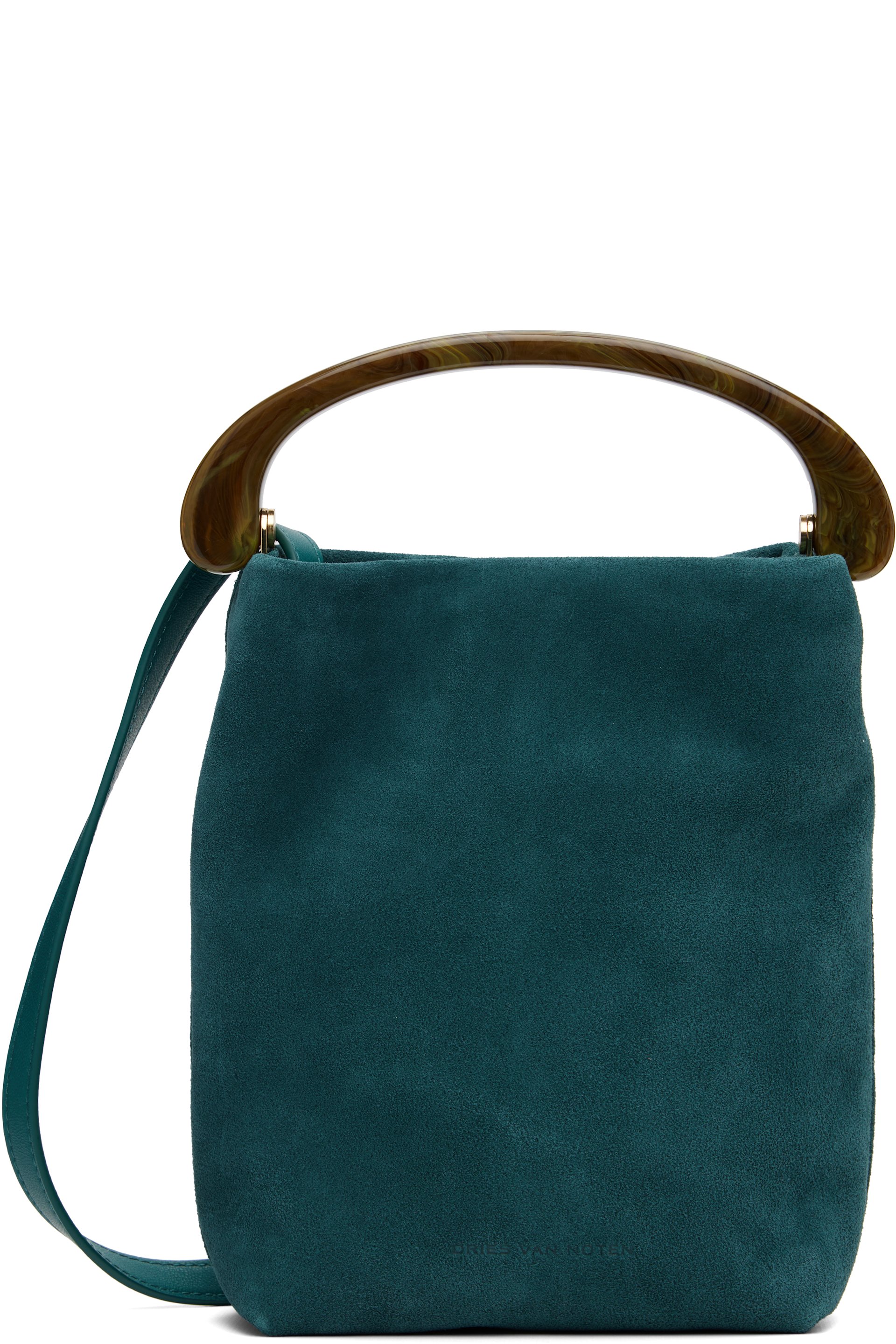 Dries Van Noten - Blue Calf Leather Small Bag