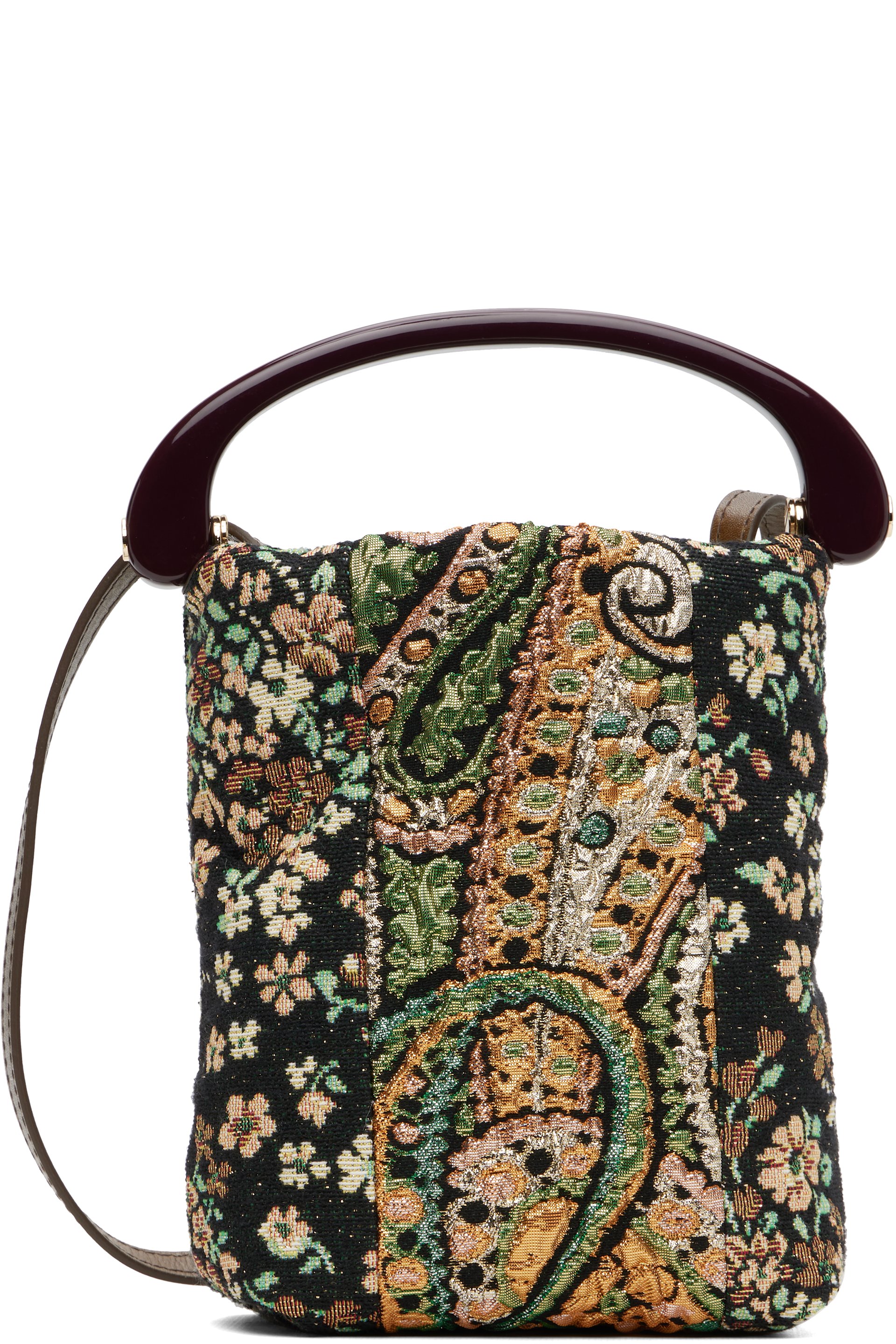 Dries Van Noten - Multicolor Small Resin Handle Bag