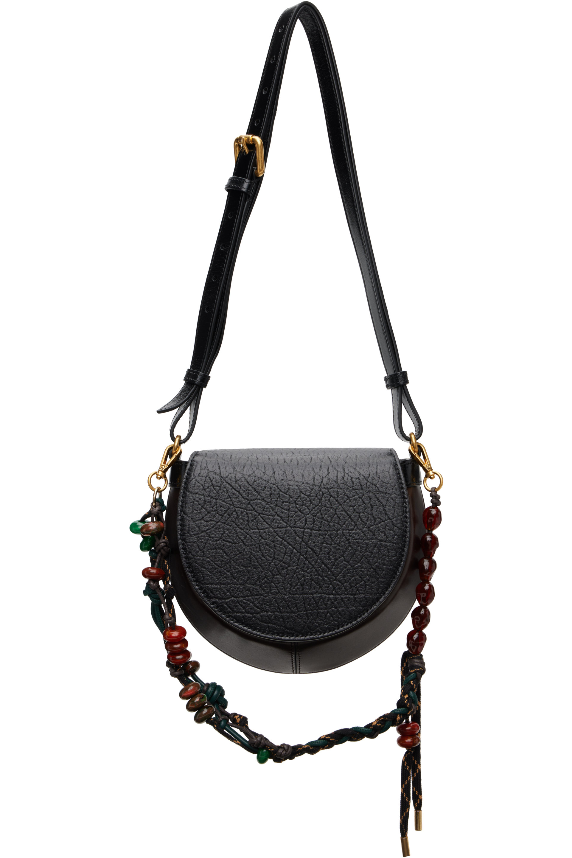 Dries Van Noten - Petit sac Arc noir et brun