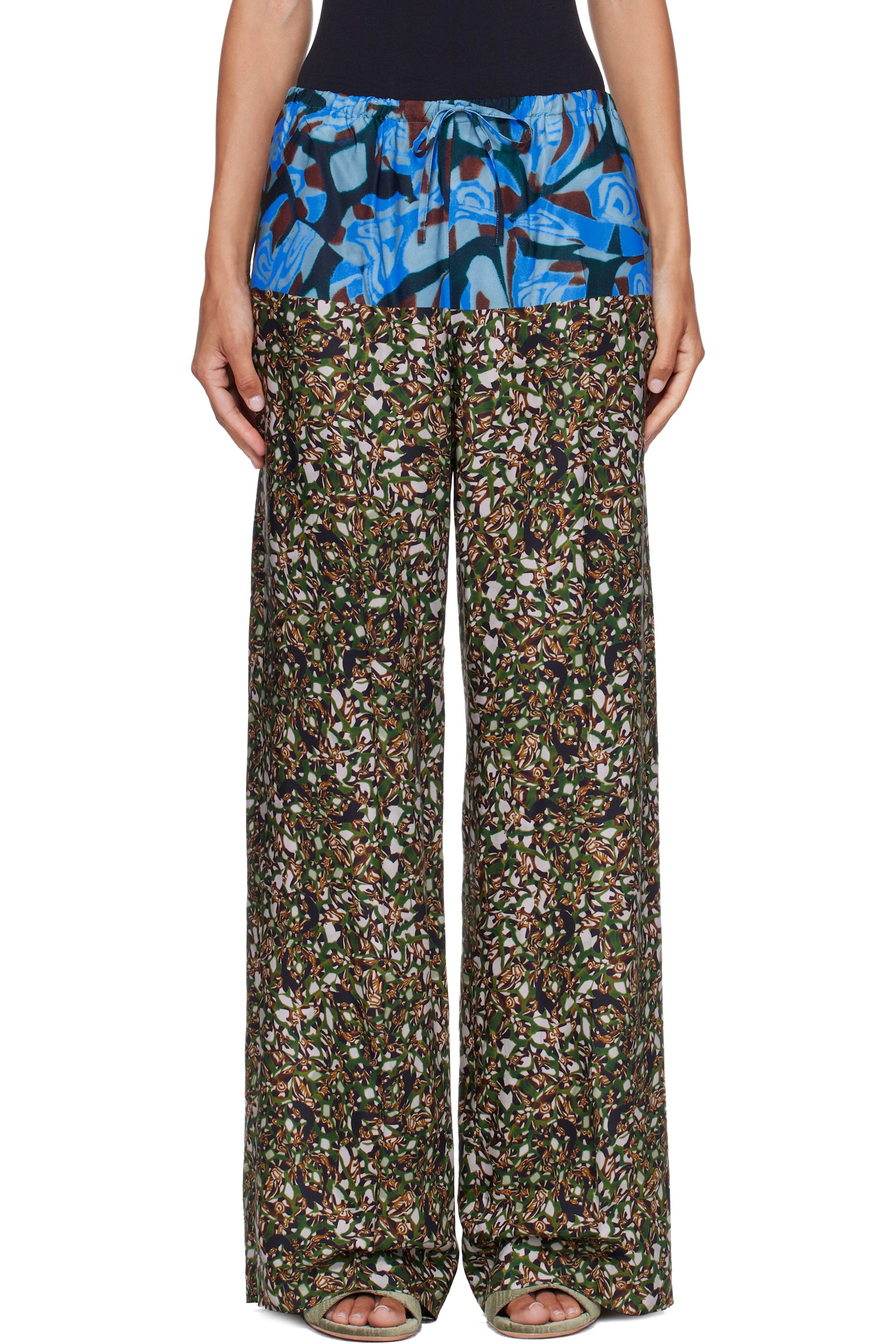 Dries Van Noten - Multicolor Purvis Long Lounge Pants