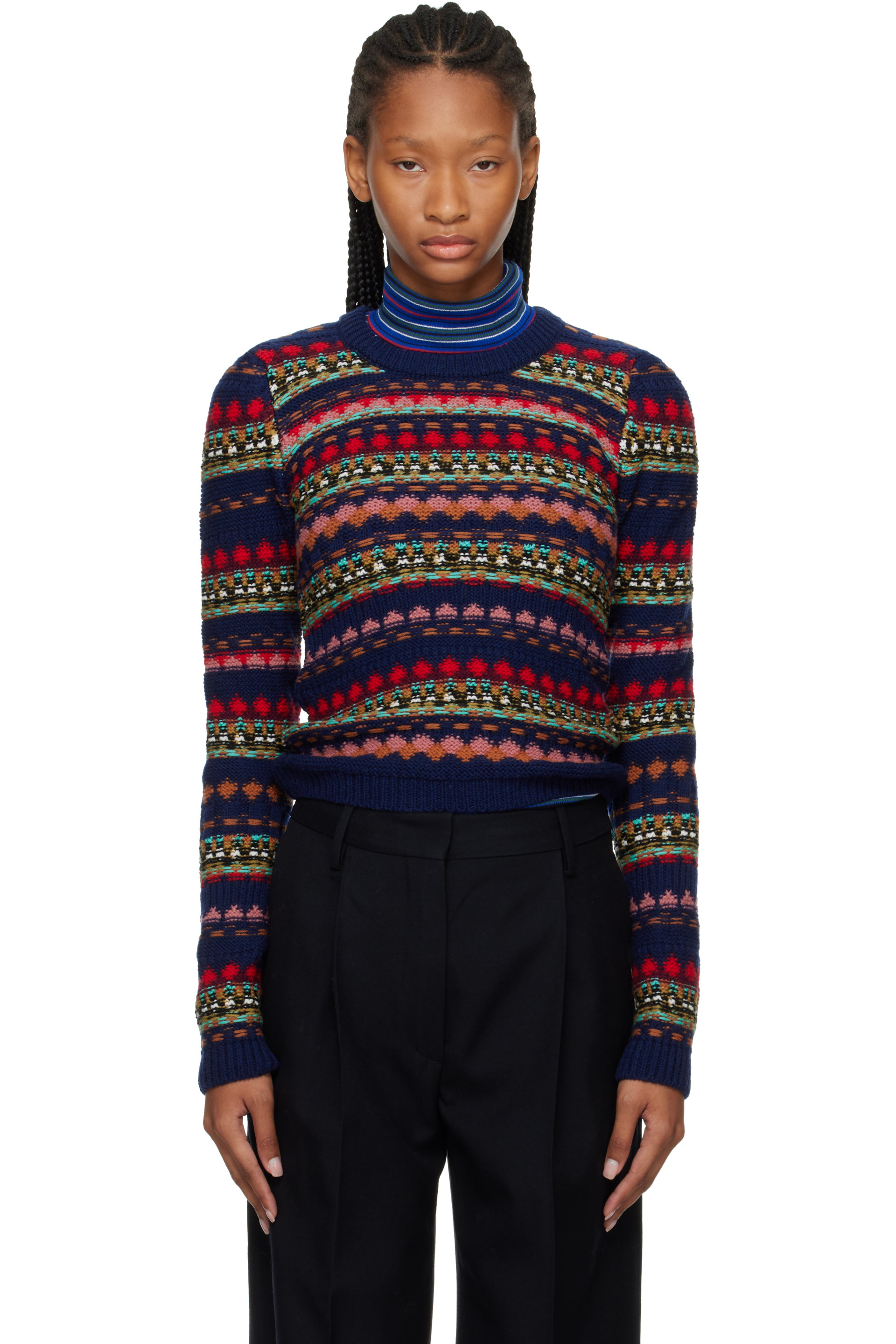 Dries Van Noten - Multicolor Jacquard Wool Sweater