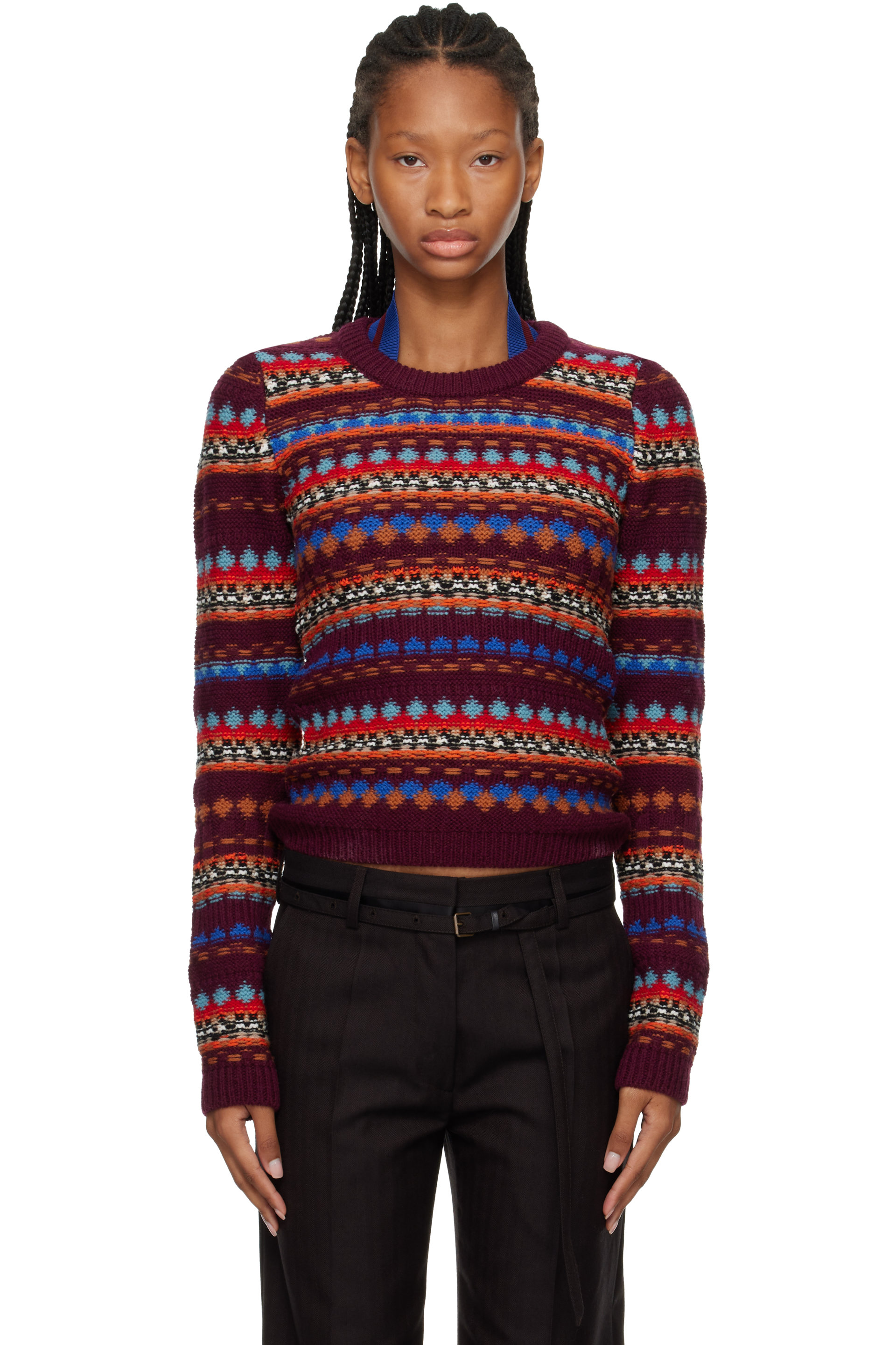 Dries Van Noten - Multicolor Jacquard Wool Sweater