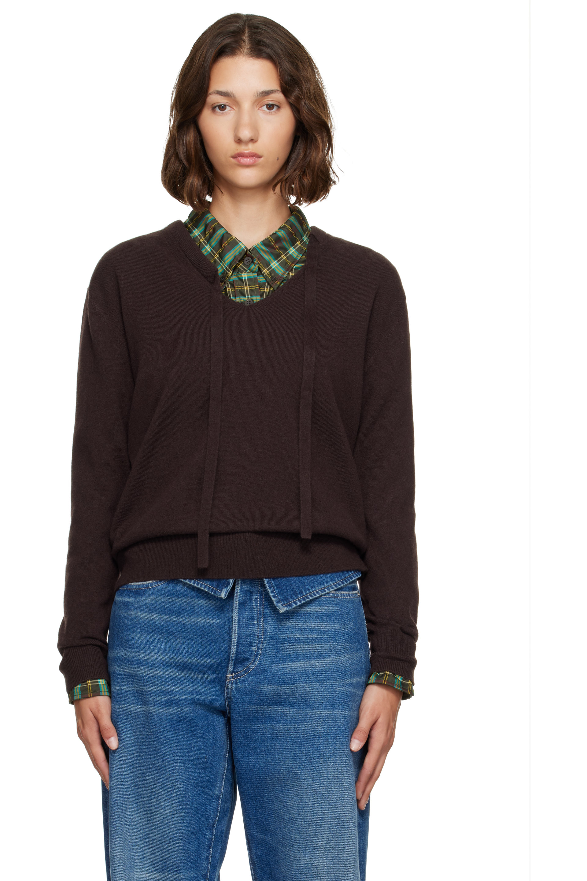 Dries Van Noten - Brown Cashmere Sweater