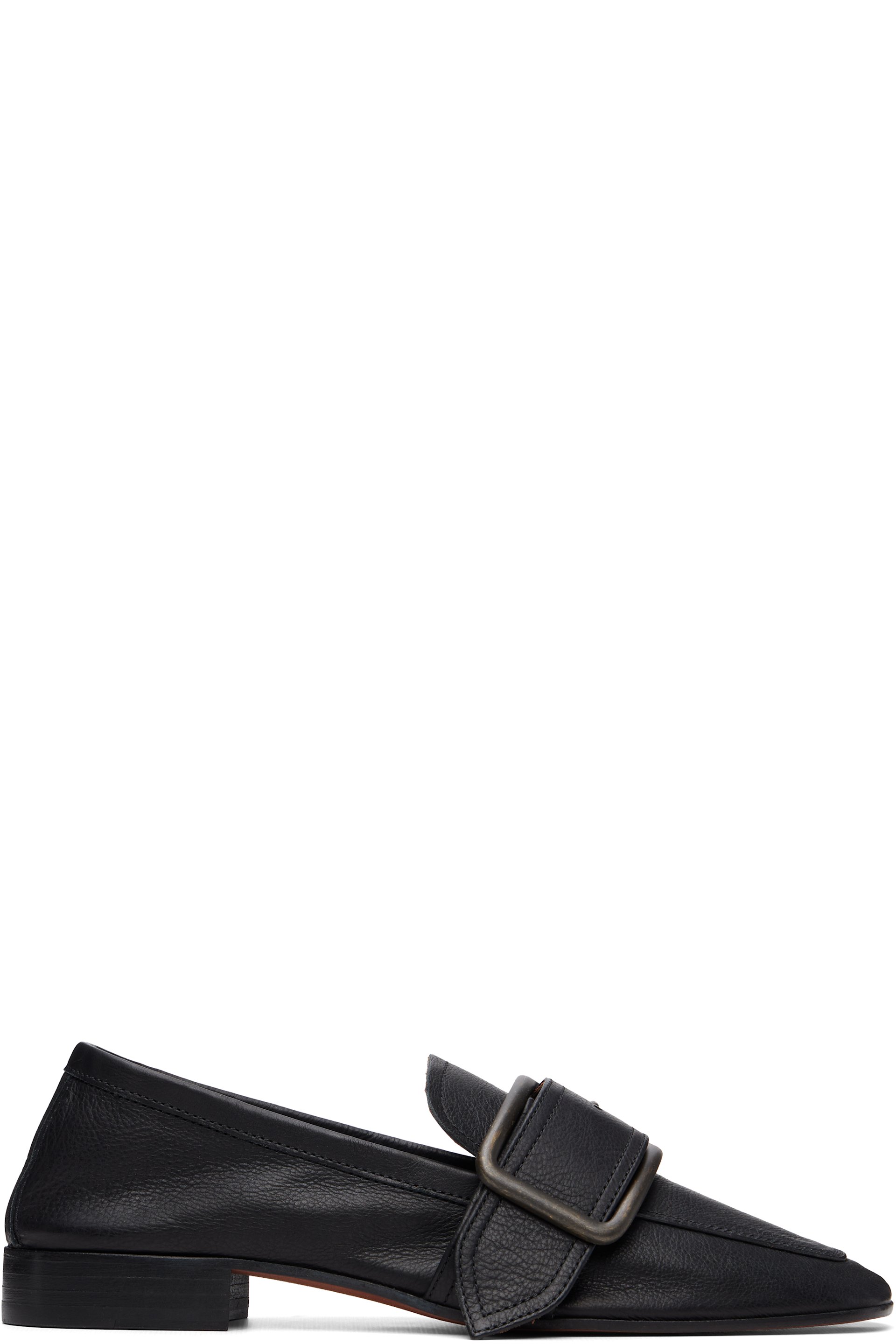 Dries Van Noten - Black Buckle Loafers