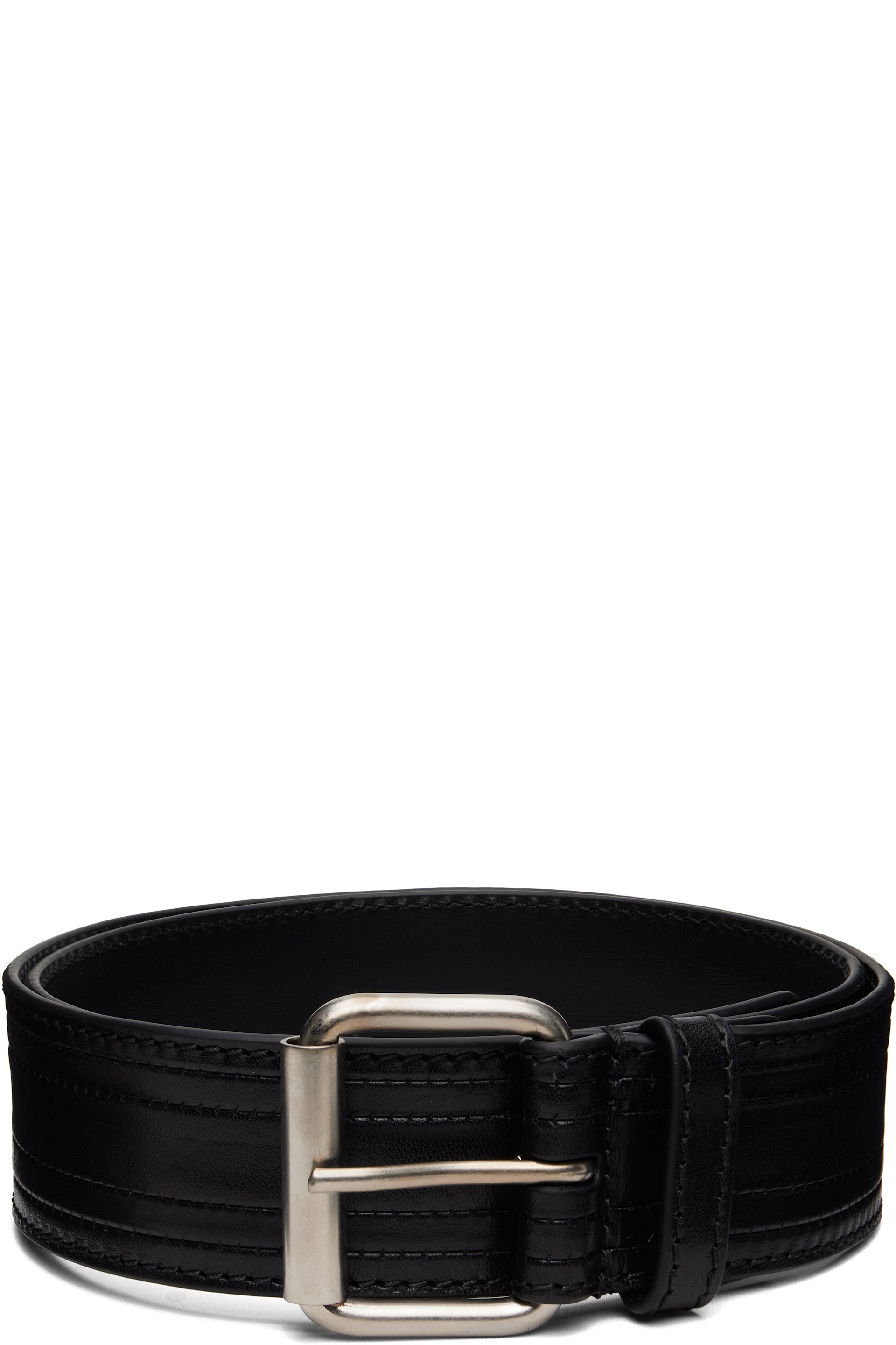 Dries Van Noten - Black Calfskin Belt