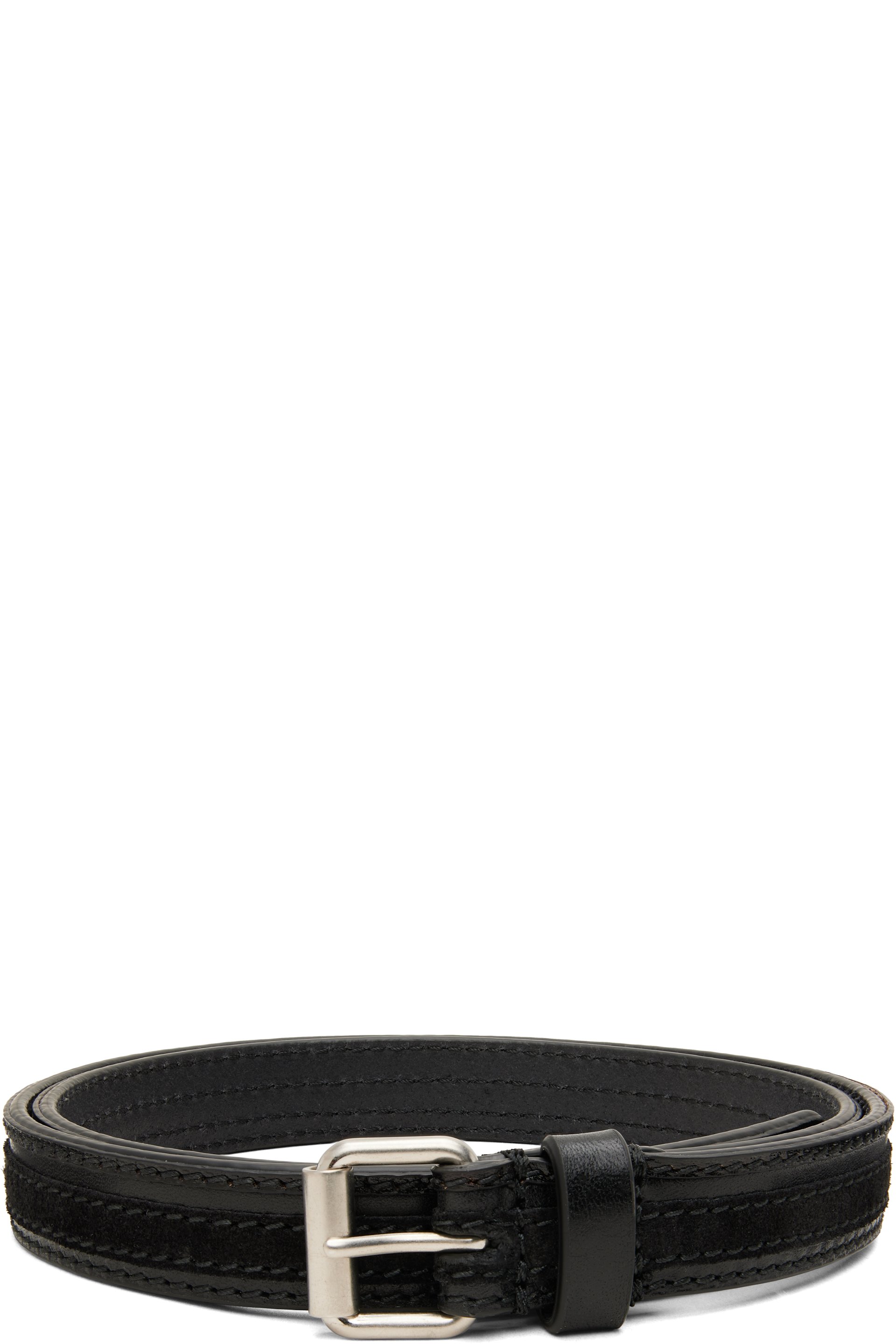 Dries Van Noten - Black Pin-Buckle Belt