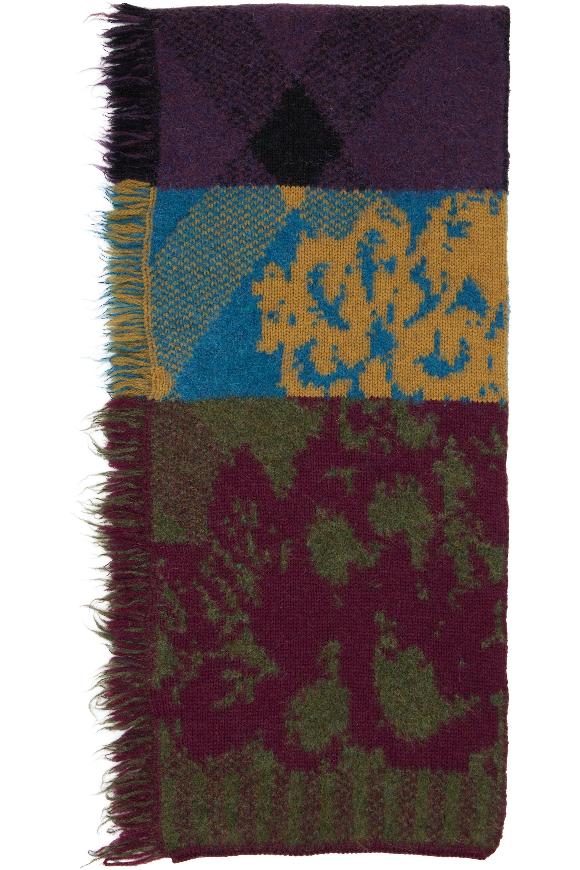 Dries Van Noten - Multicolor Long Wool Scarf