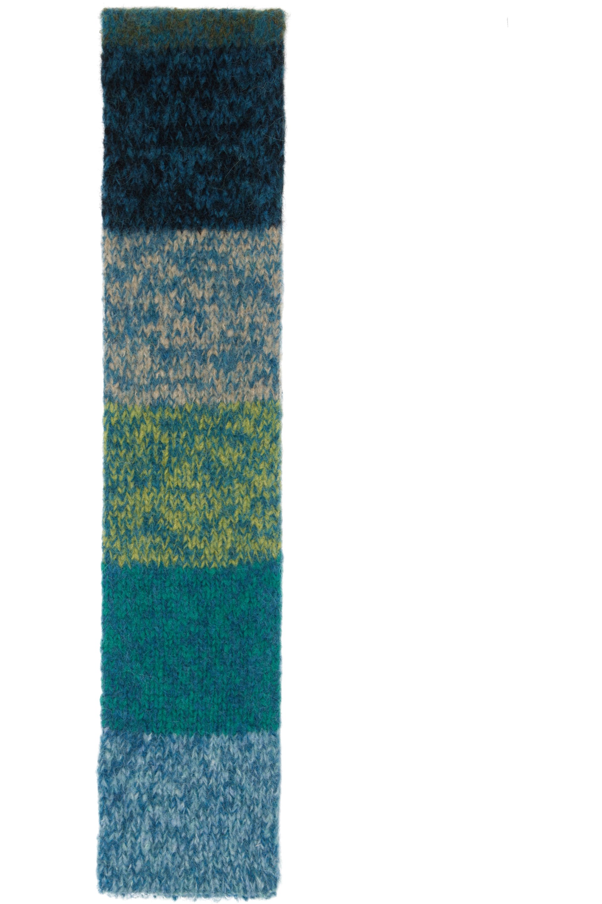 Dries Van Noten - Écharpe multicolore en alpaga
