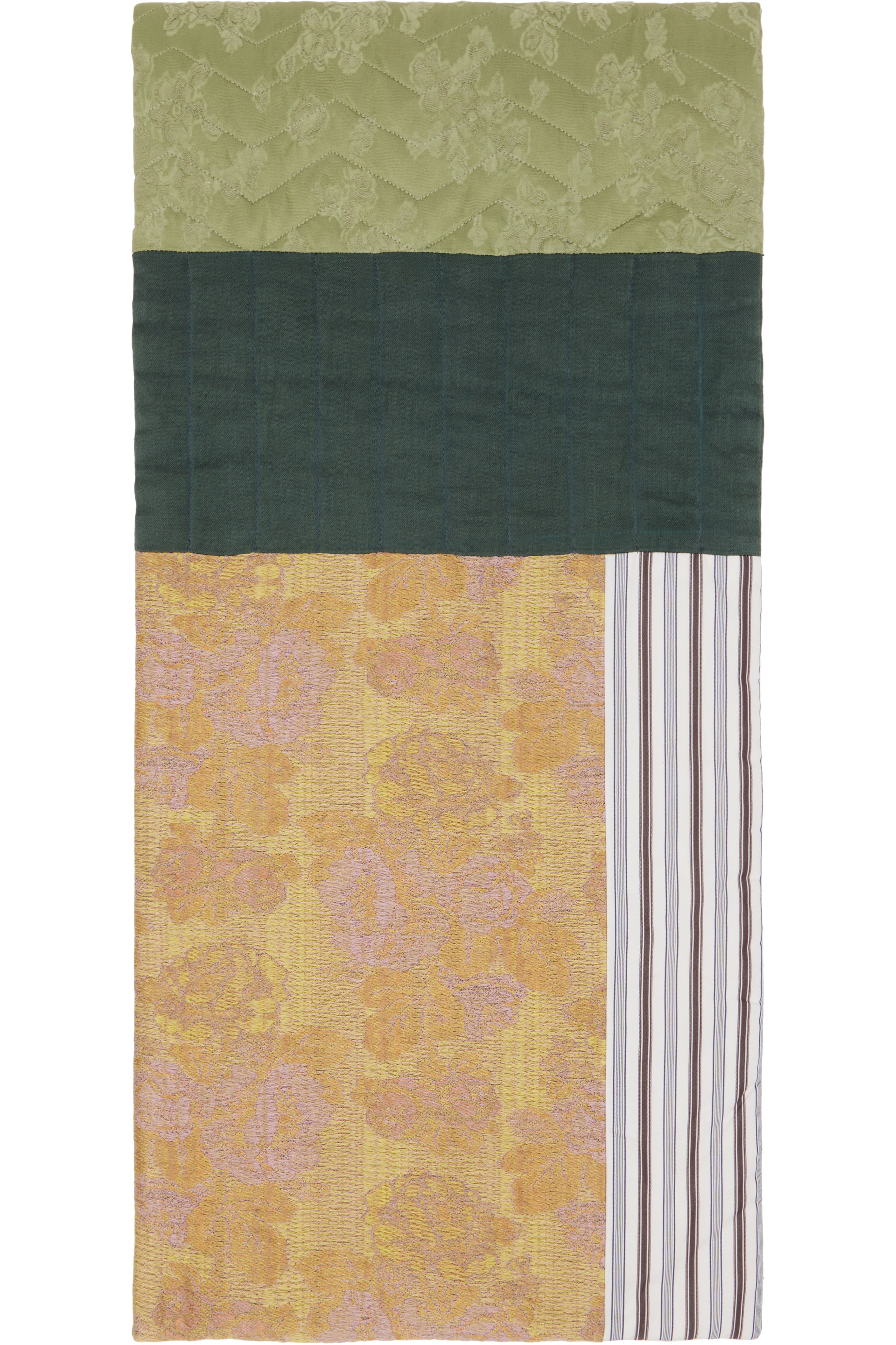 Dries Van Noten - Multicolor Patchwork Jacquard Scarf