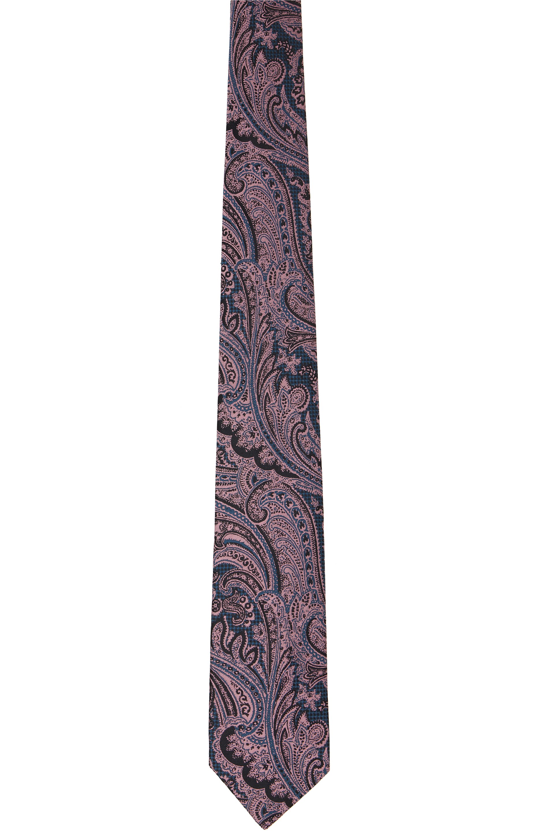 Dries Van Noten - Pink & Green Paisley Tie