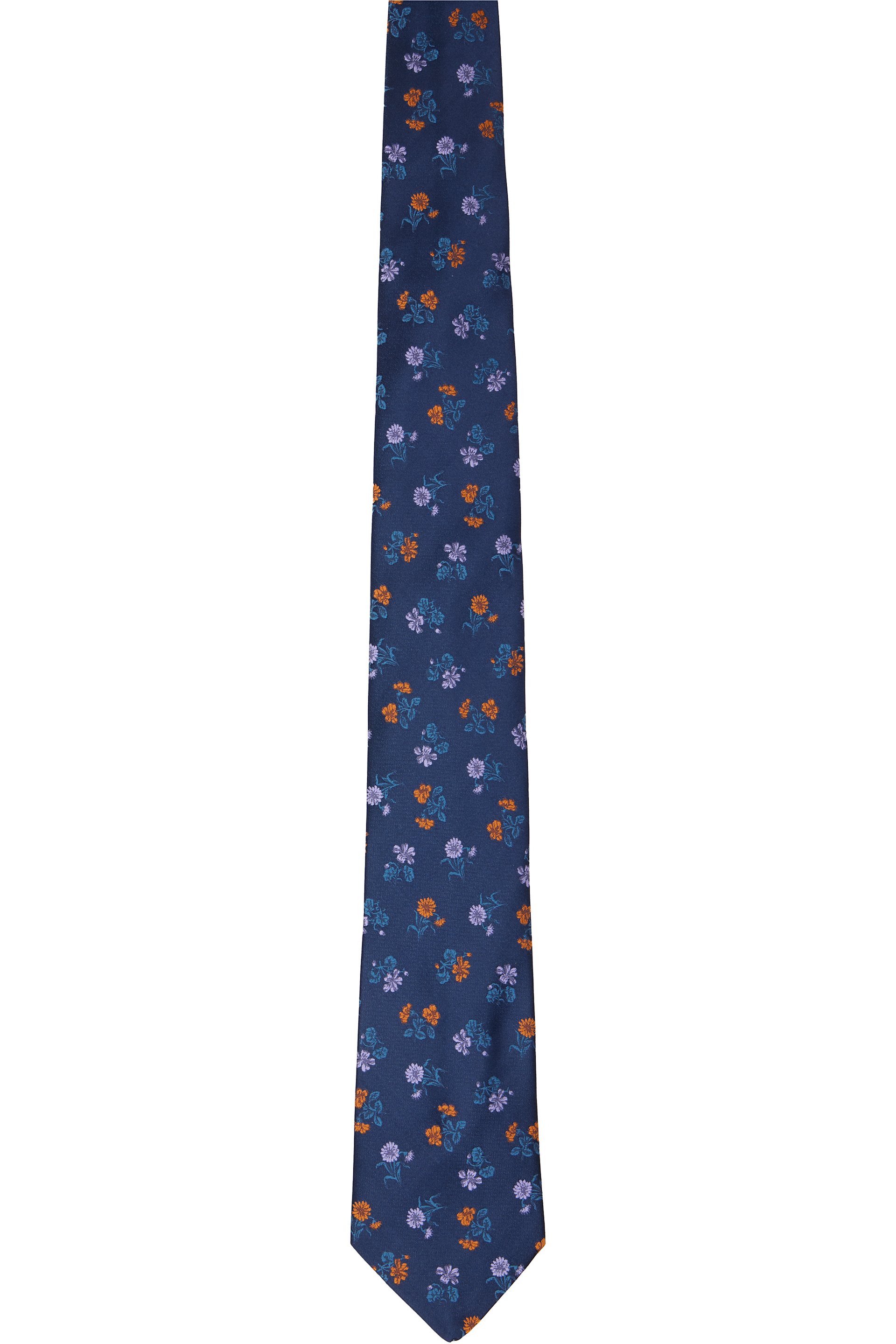 Dries Van Noten - Navy Floral Tie
