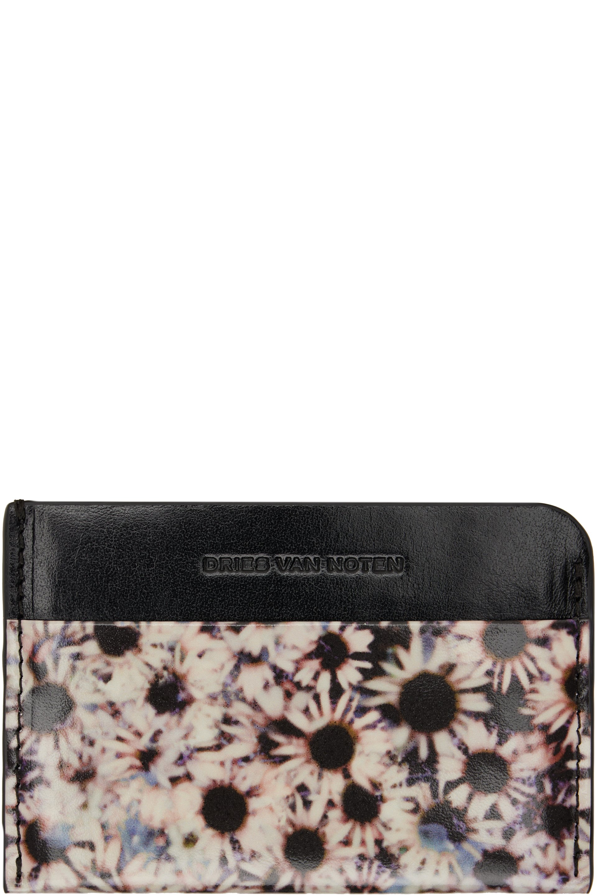 Dries Van Noten - Black Leather Card Holder