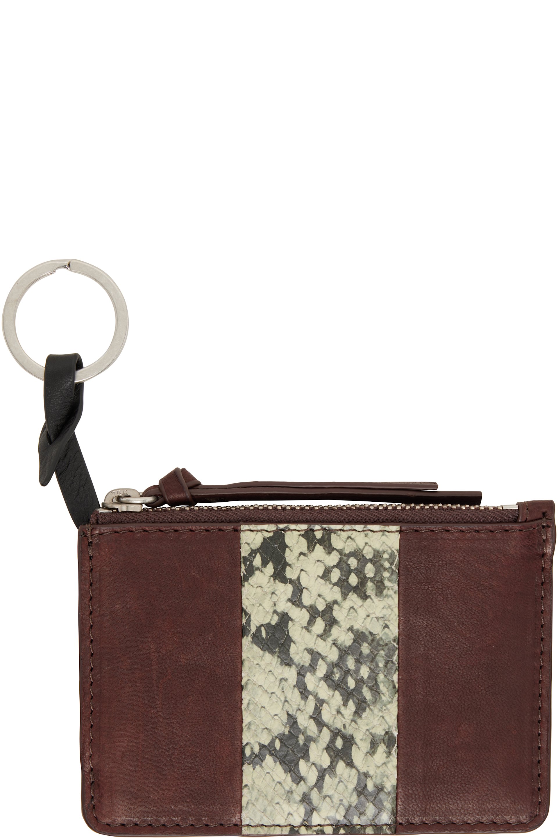 Dries Van Noten - Brown & Green Calfskin Wallet