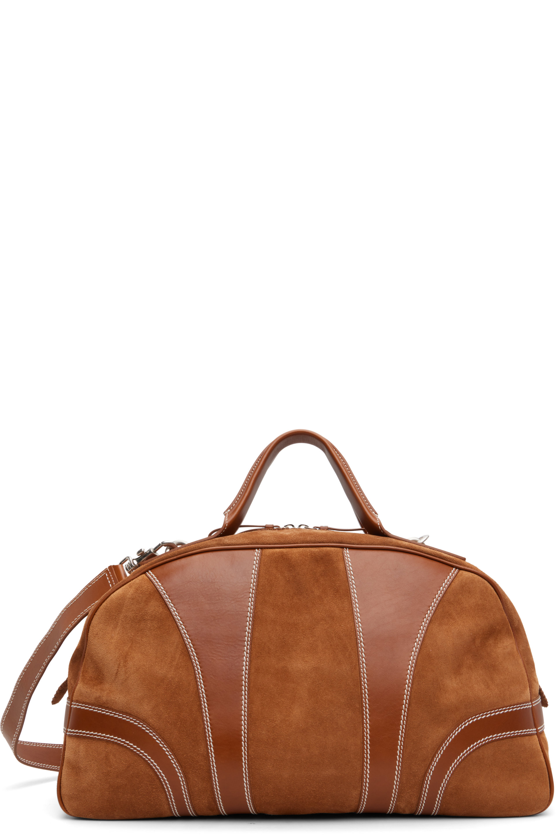 Dries Van Noten - Tan Suede Duffle Bag