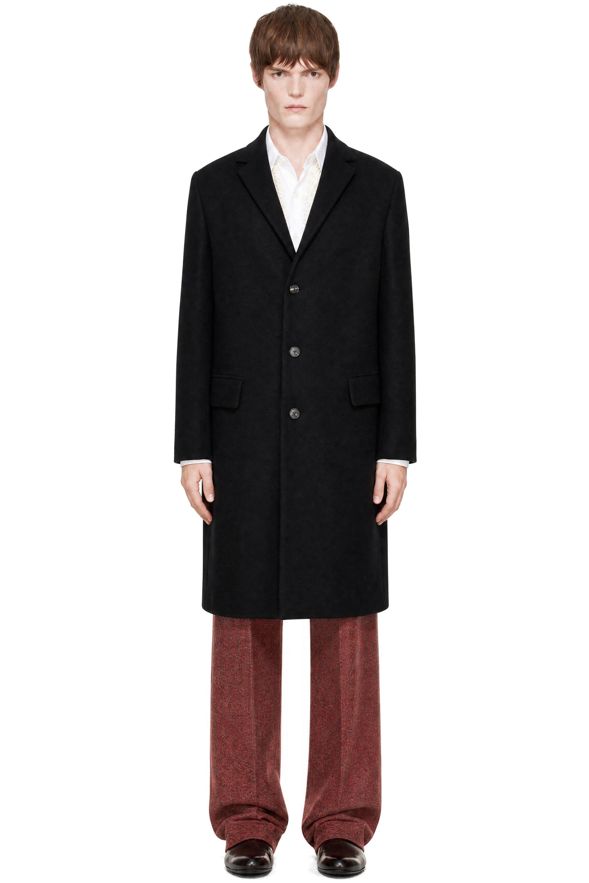 Dries Van Noten - Black Wool Coat