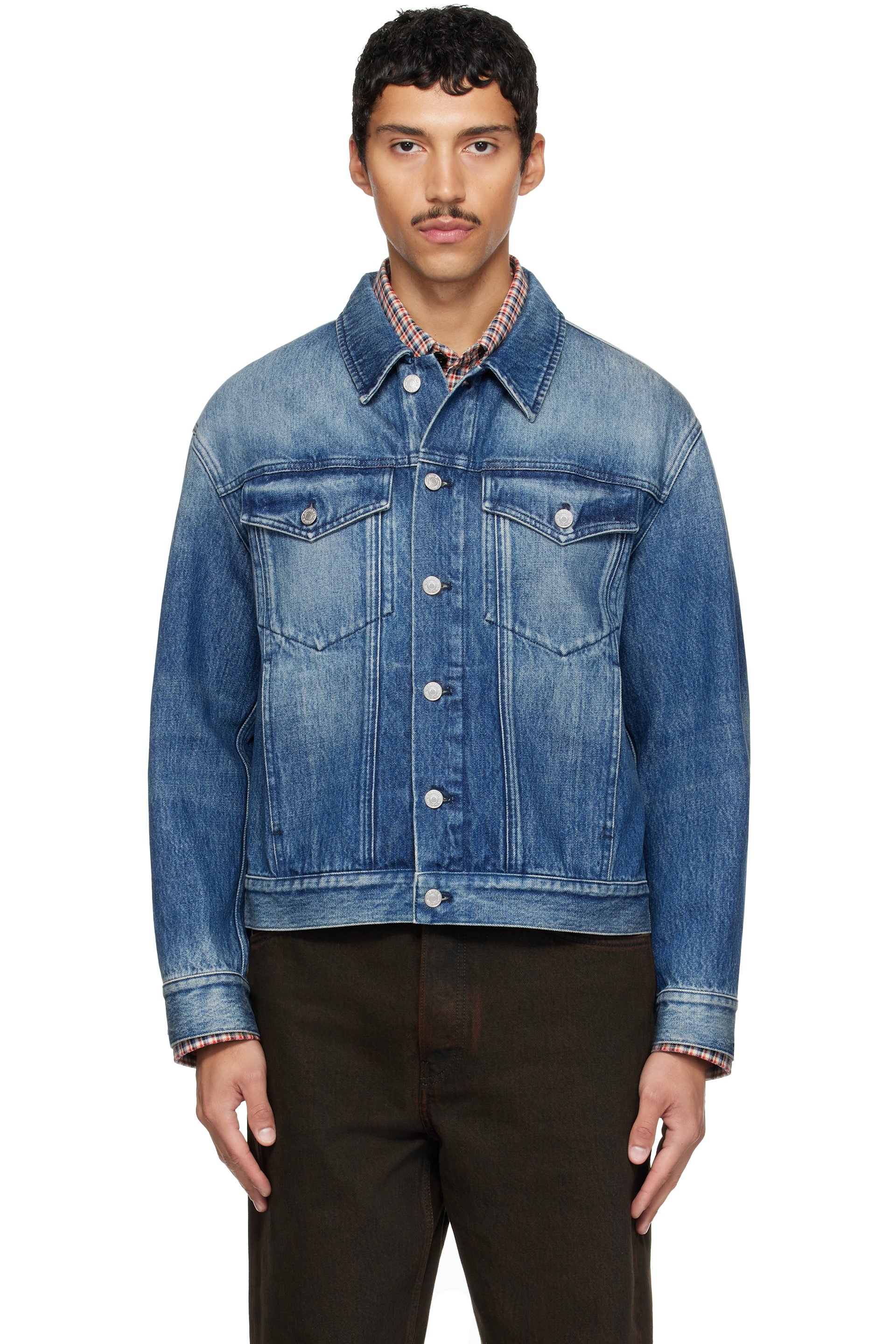 Dries Van Noten - Blue Faded Denim Jacket