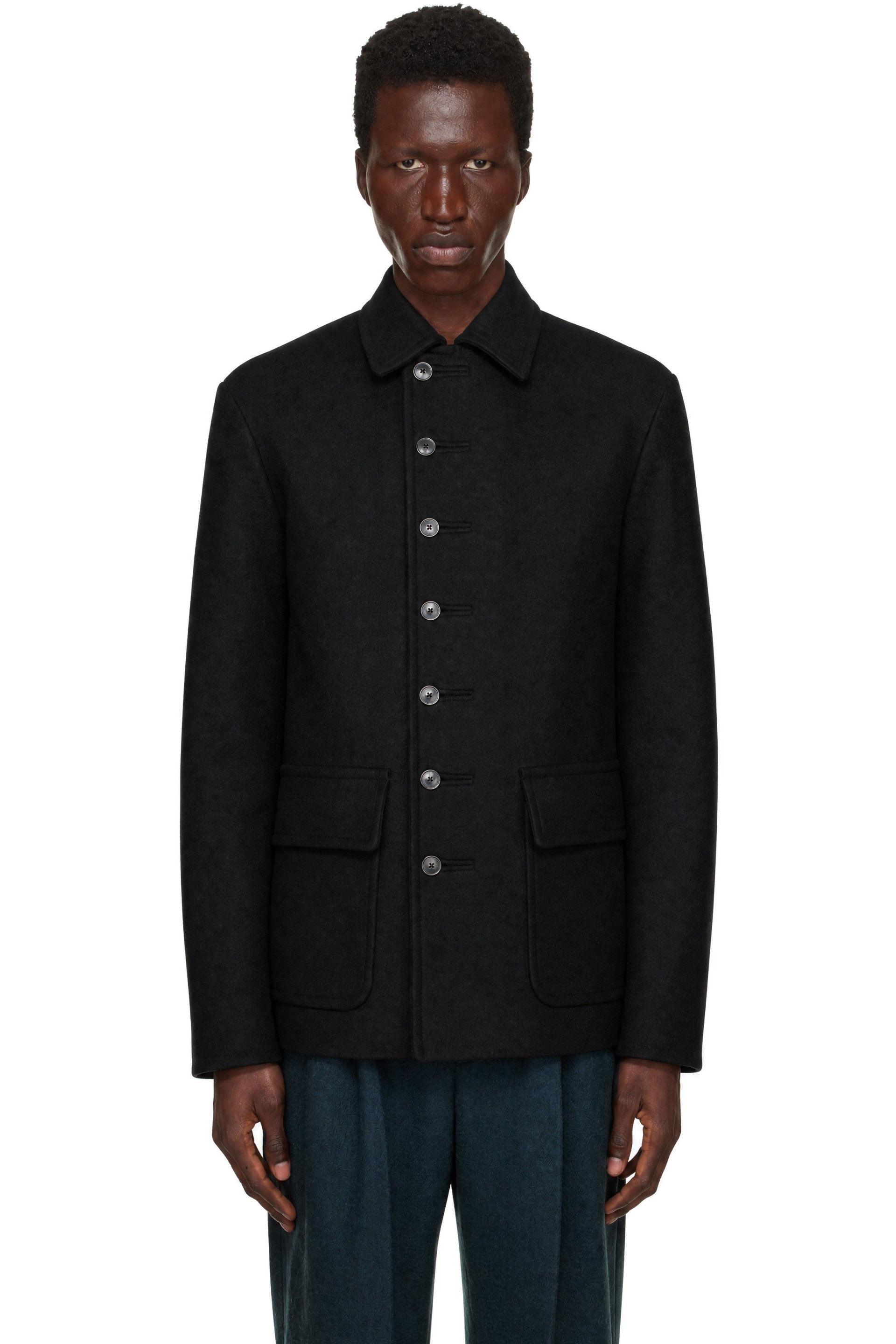 Dries Van Noten - Black Wool Jacket