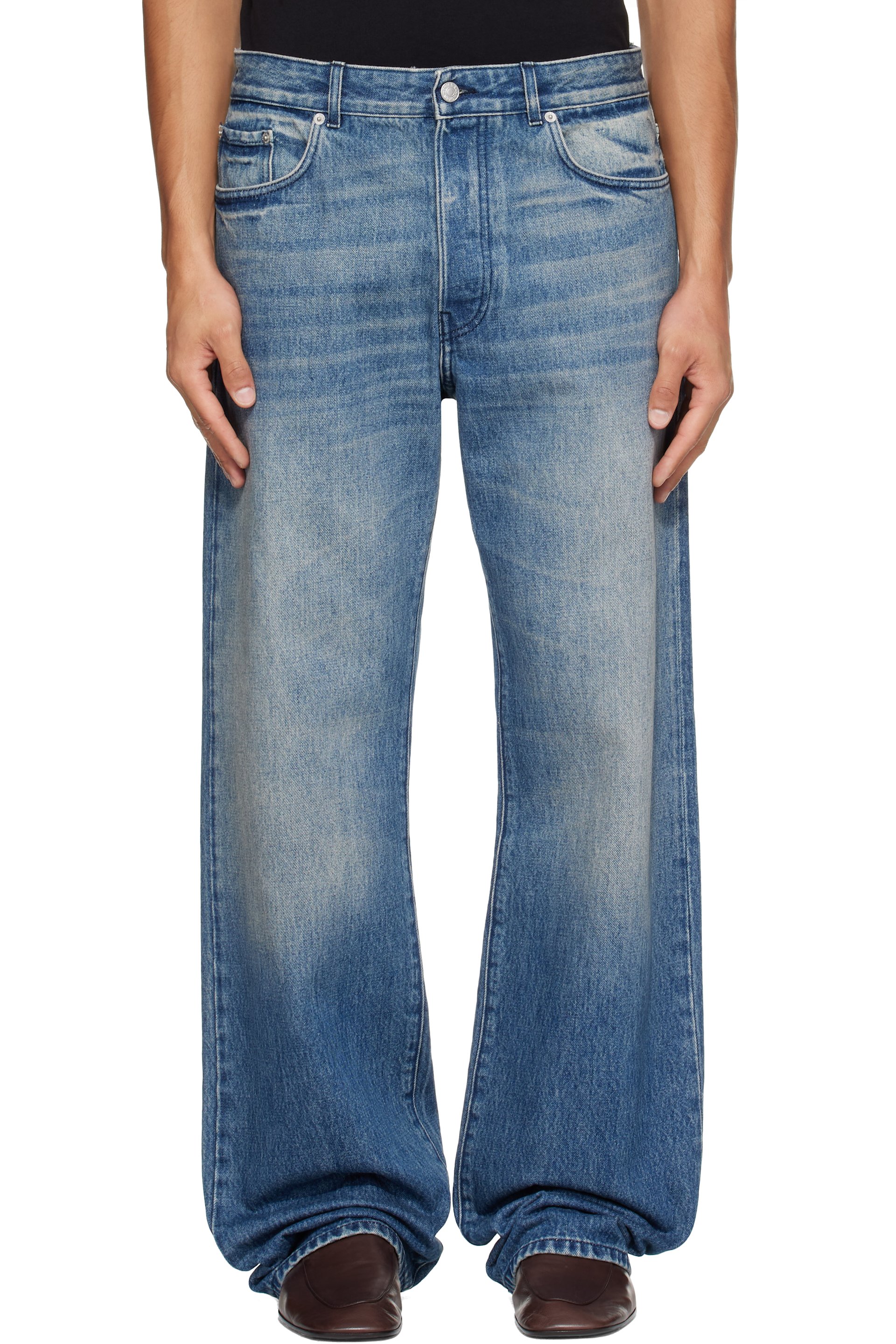 Dries Van Noten - Blue Loose Denim Jeans