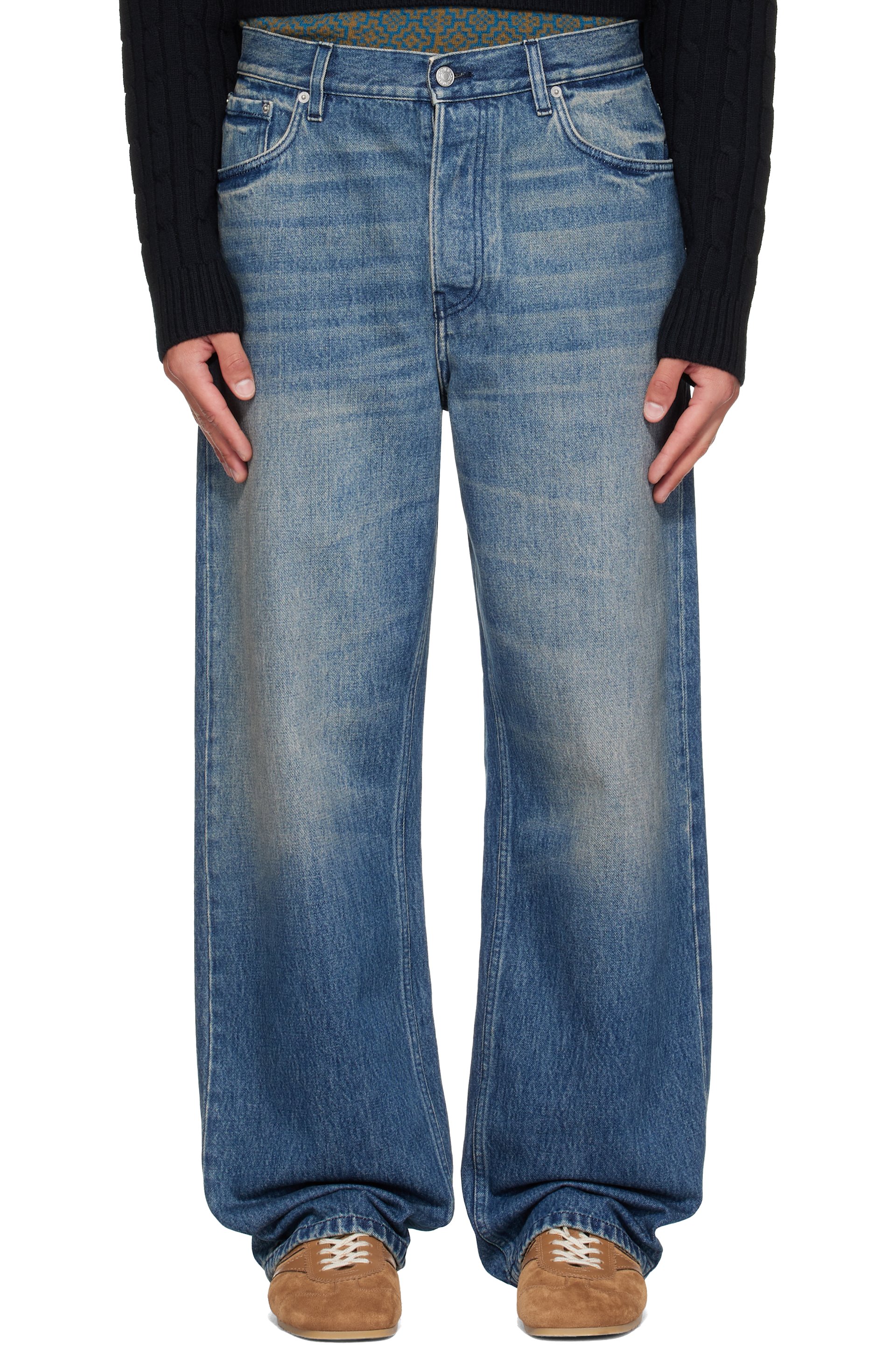 Dries Van Noten - Blue Faded Jeans
