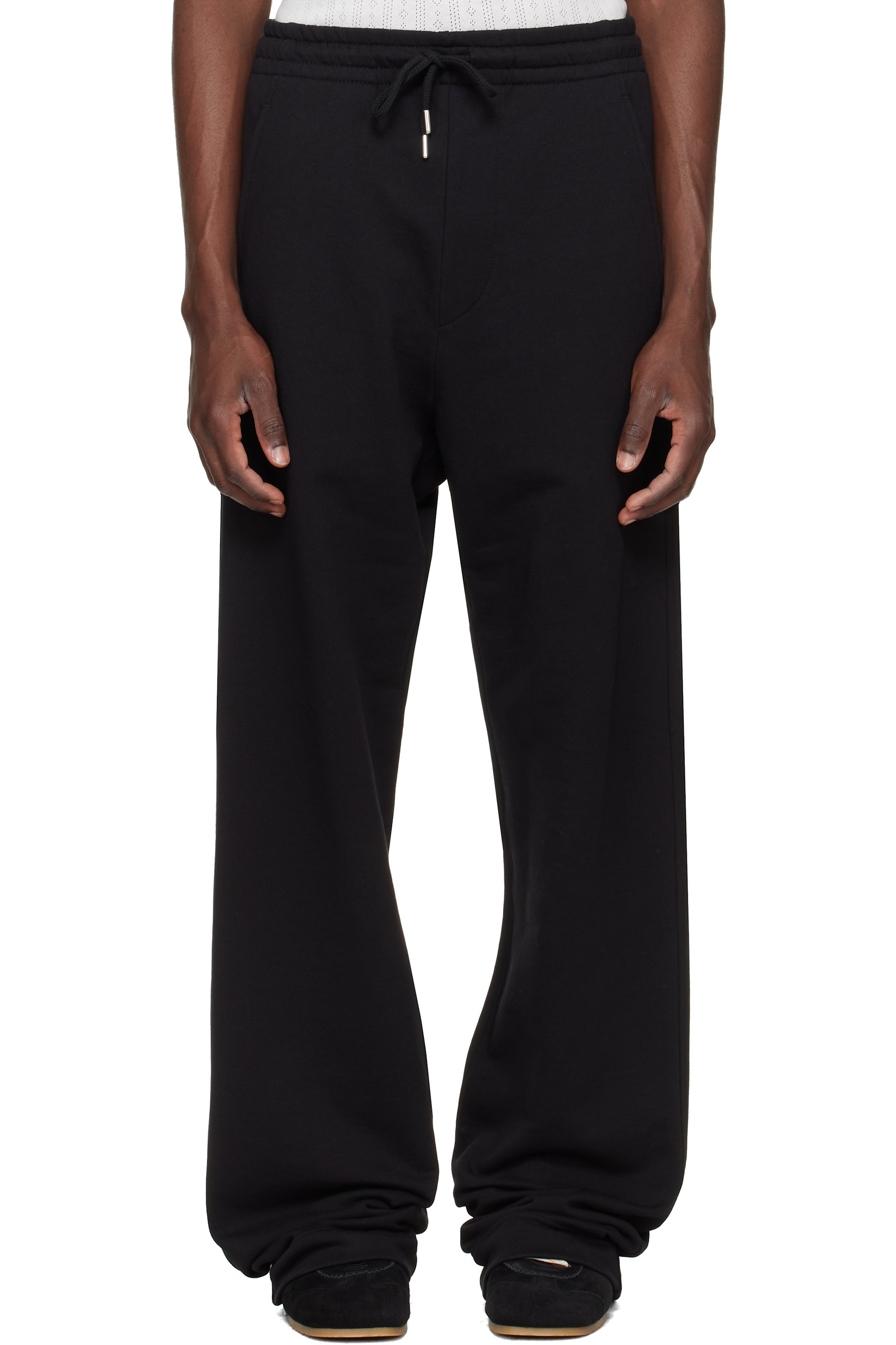 Dries Van Noten - Black Cotton Sweatpants