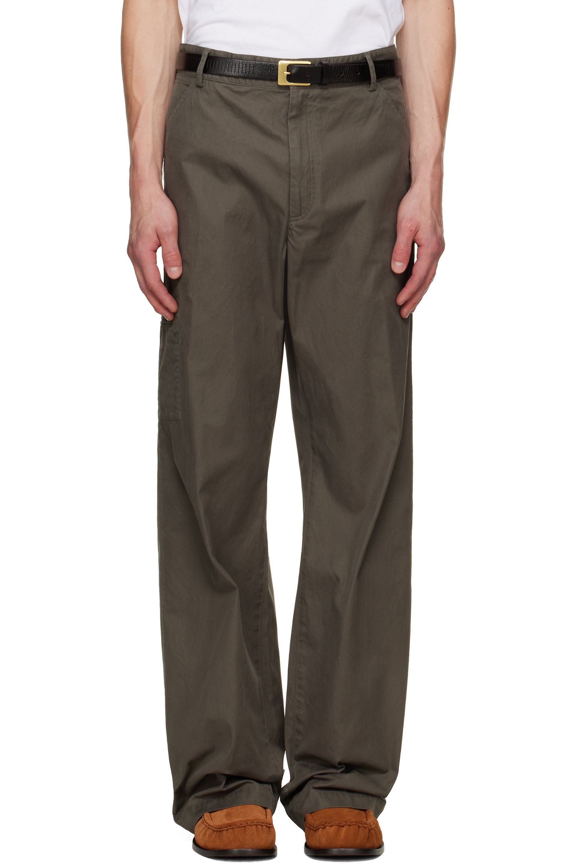 Dries Van Noten - Pantalon kaki à quatre poches