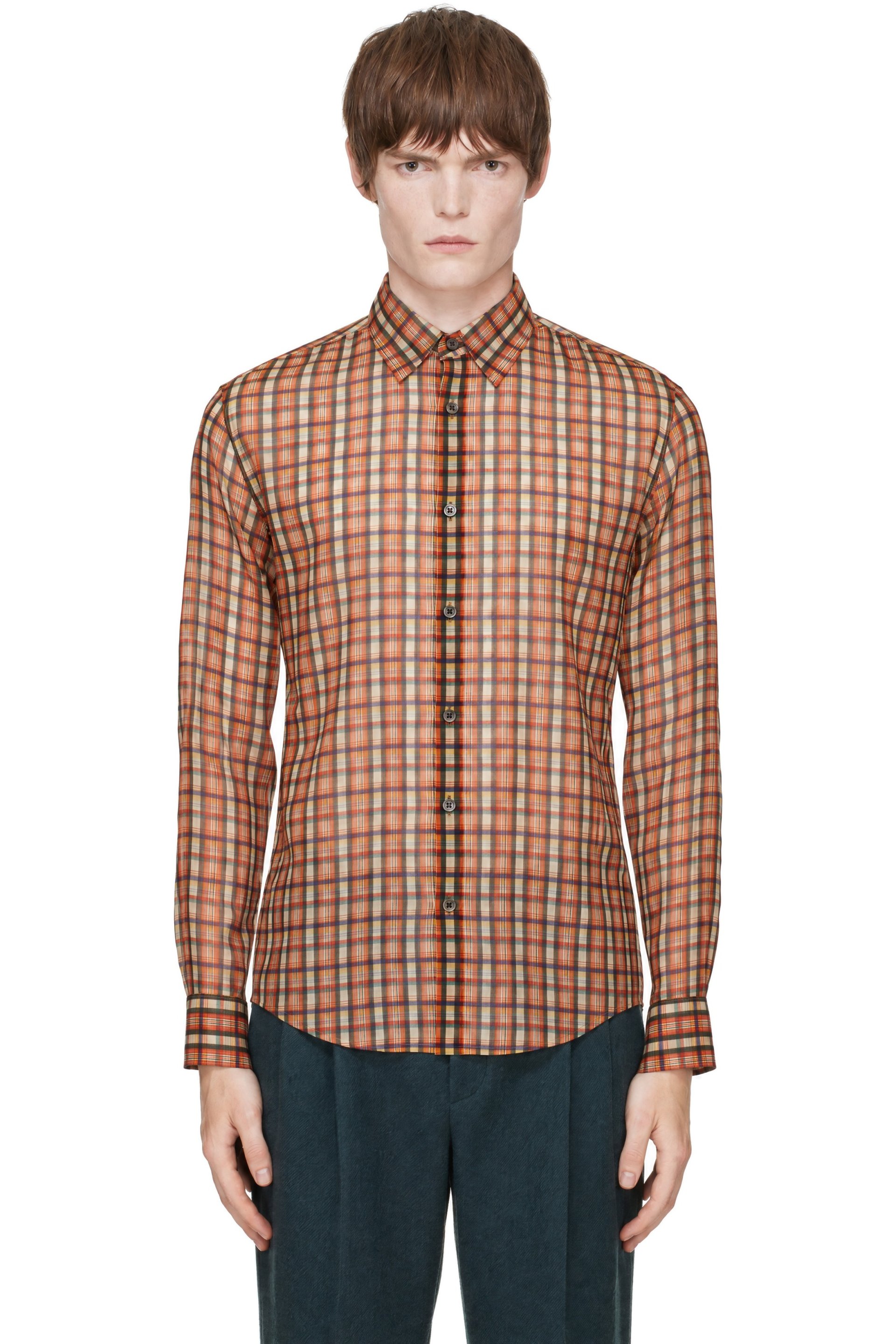 Dries Van Noten - Orange Classic Cotton Shirt