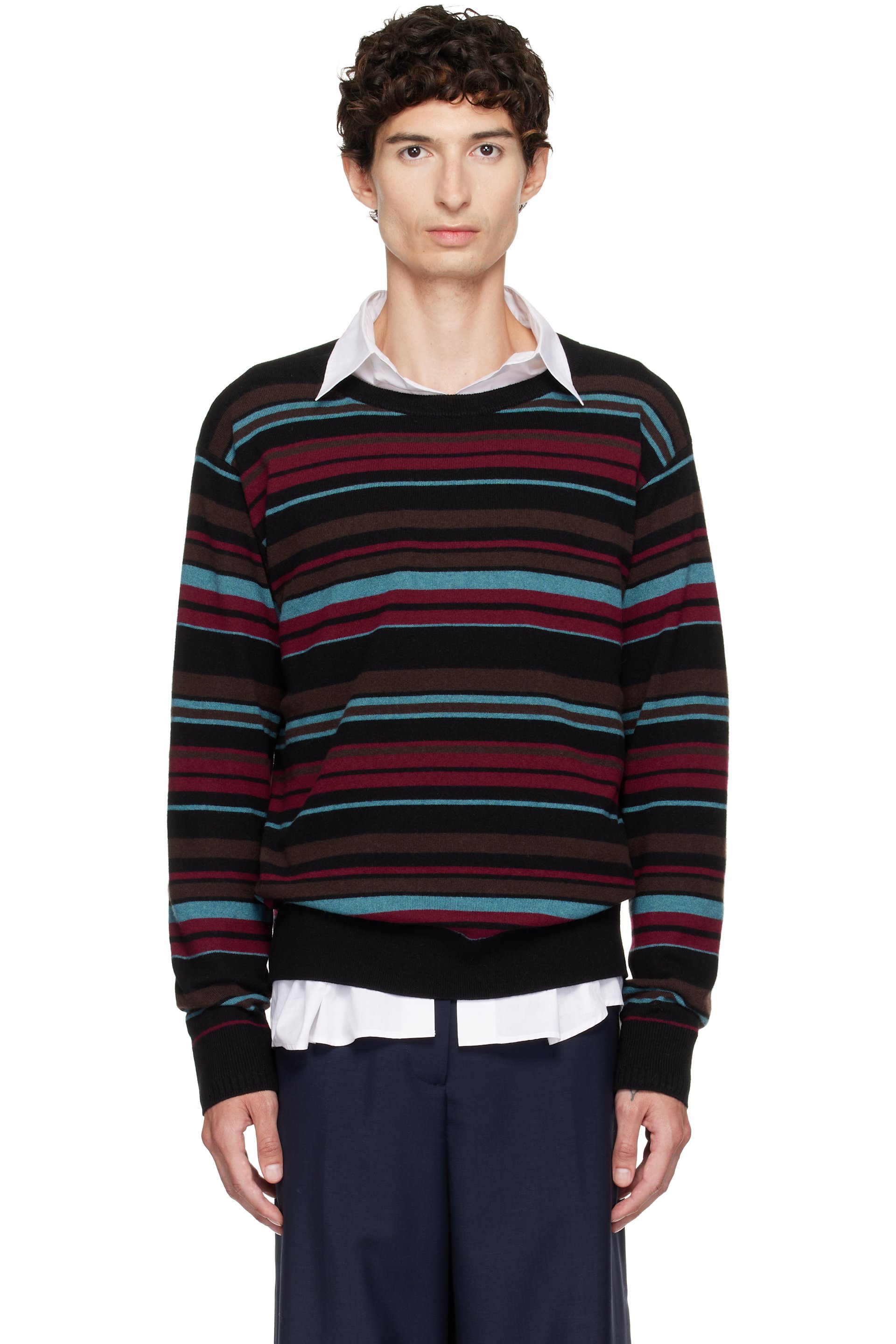 Dries Van Noten - Black Striped Sweater