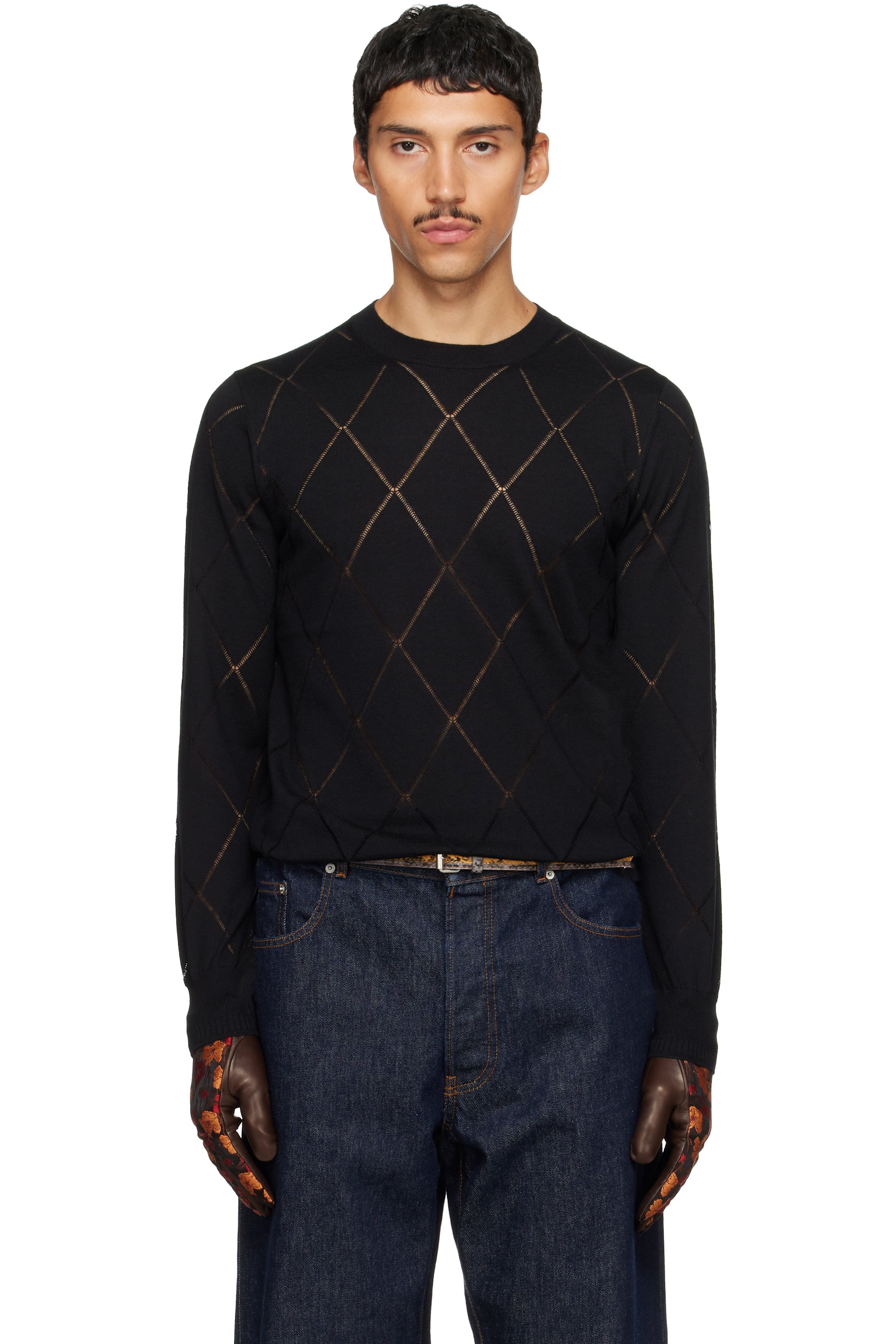 Dries Van Noten - Black Wool Sweater