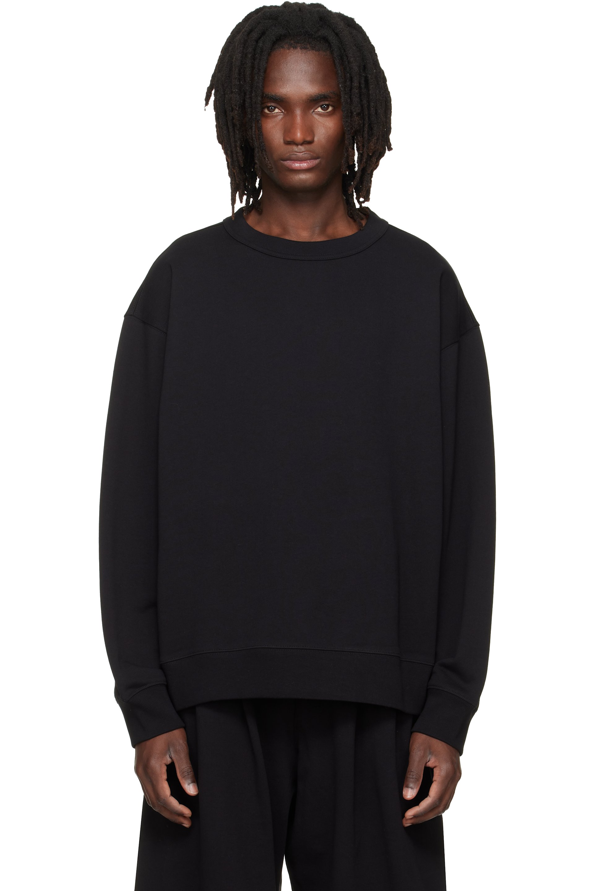 Dries Van Noten - Black Oversized Sweatshirt
