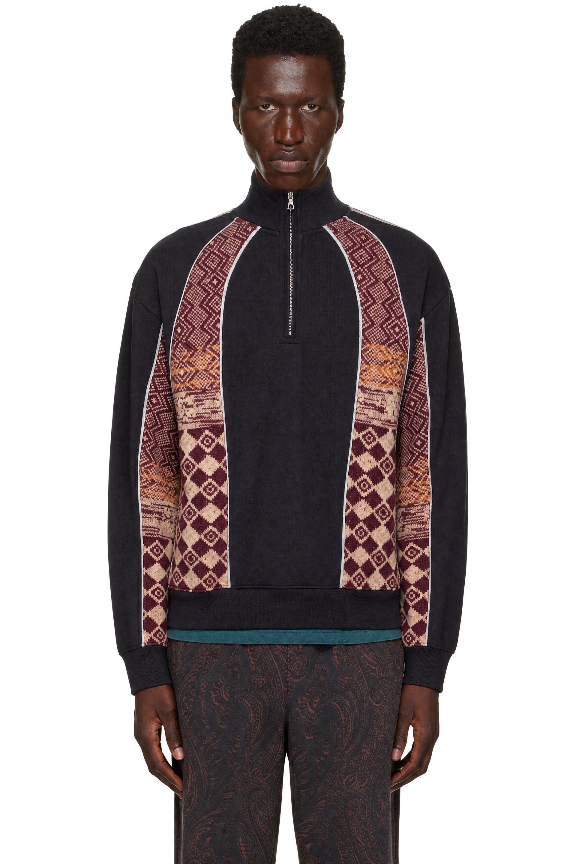 Dries Van Noten - Navy Cotton Terry Jacket
