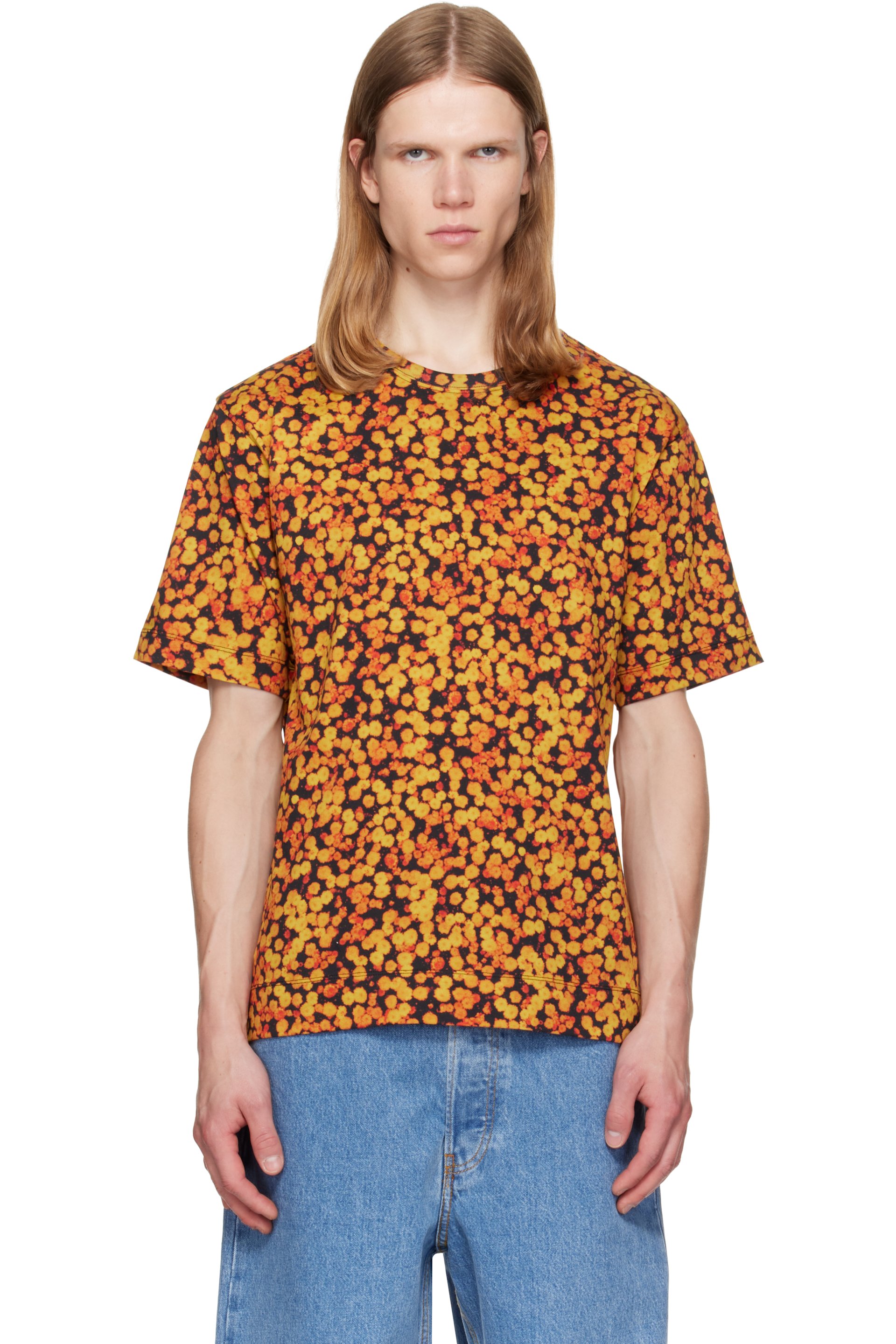 Dries Van Noten - Orange Regular Fit Cotton T-shirt