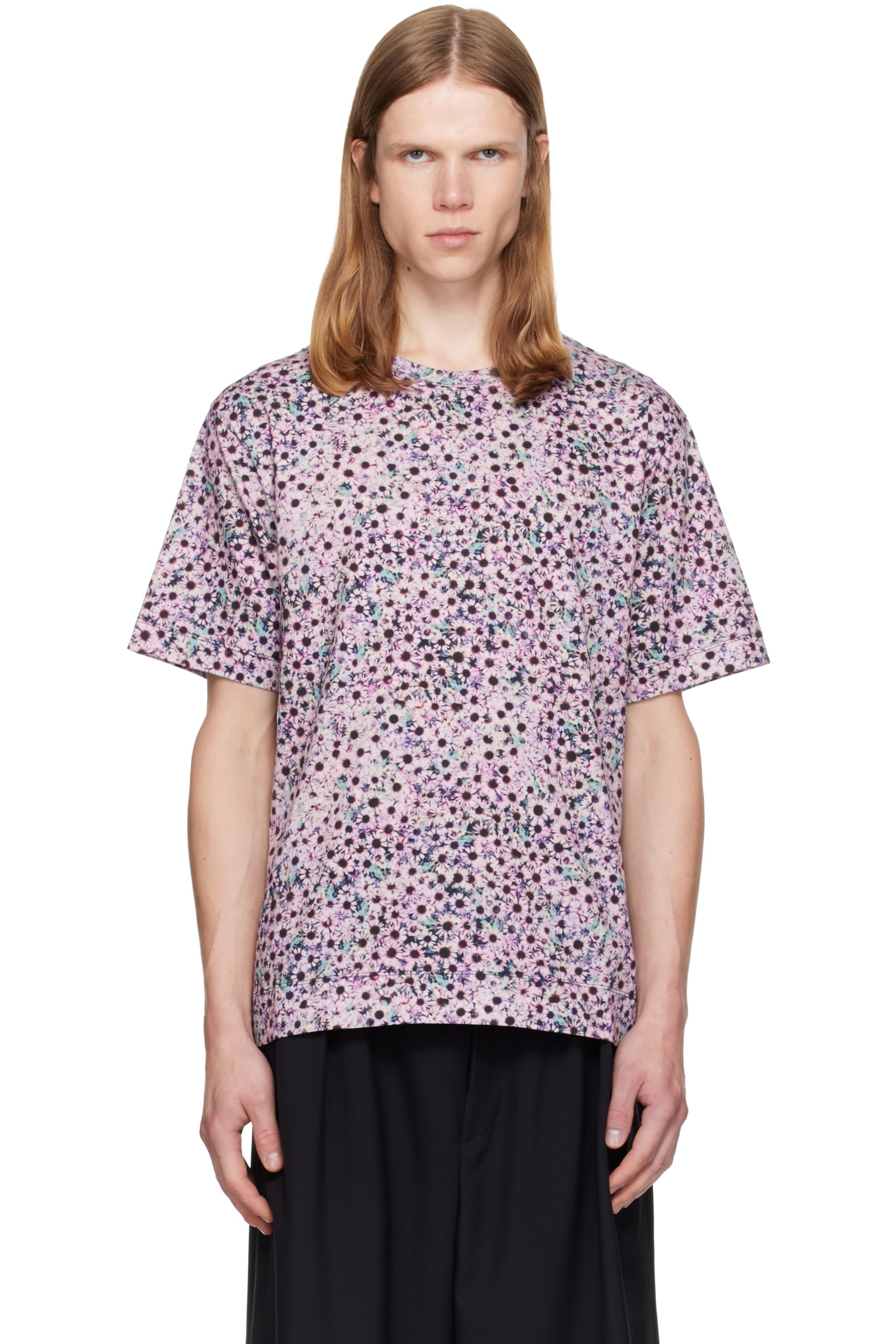 Dries Van Noten - Pink Regular Fit Cotton T-shirt