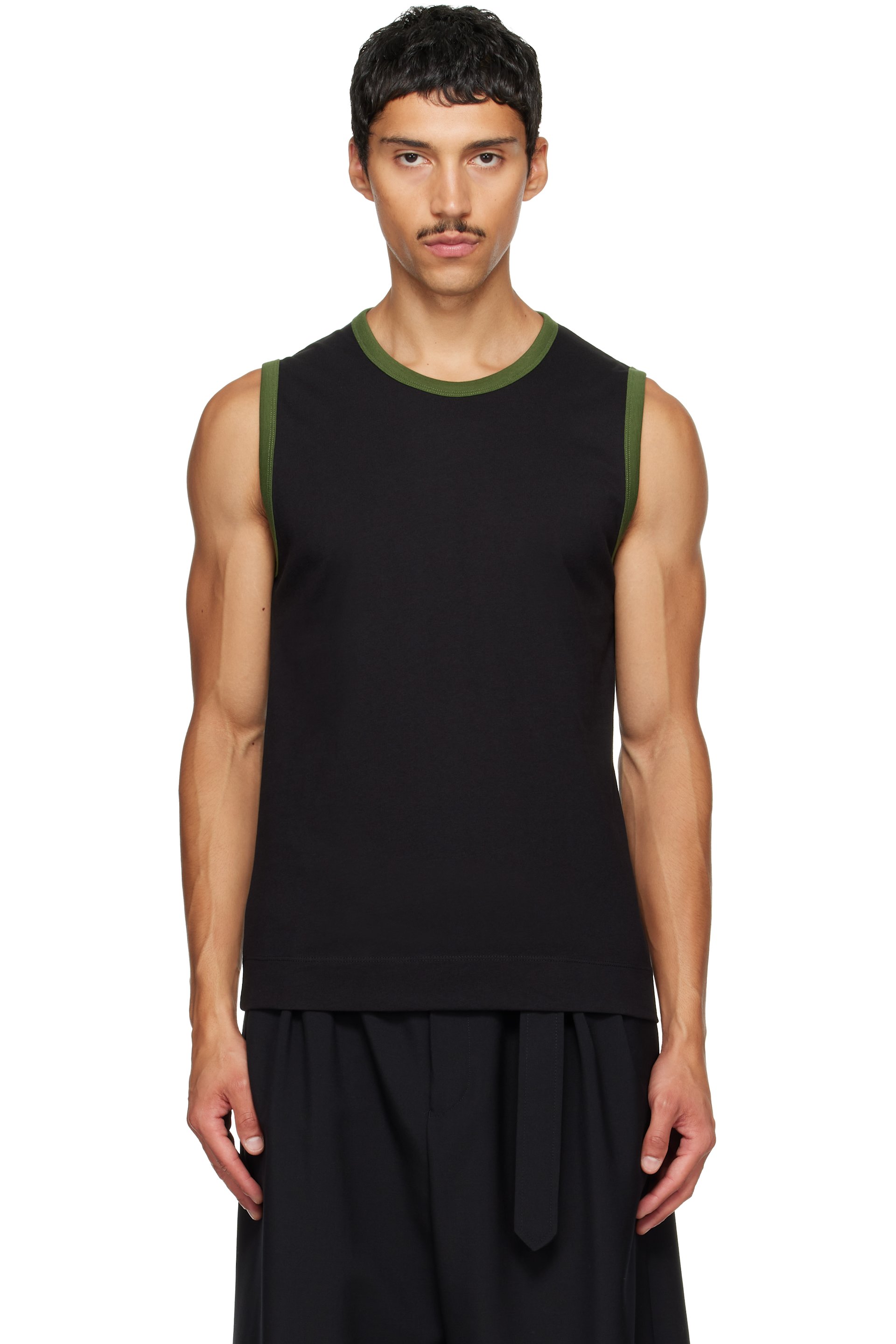 Dries Van Noten - Débardeur noir en coton