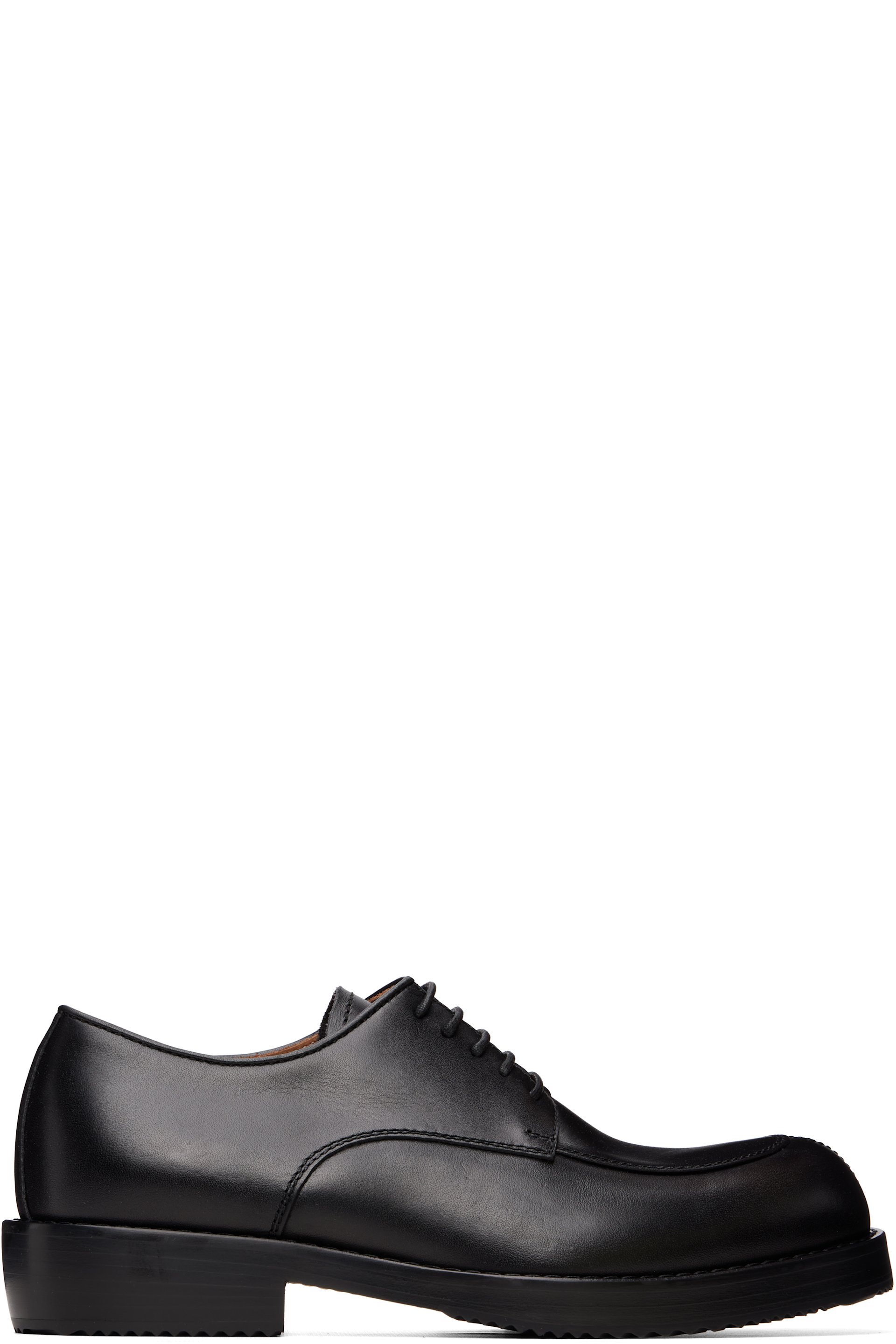 Dries Van Noten - Black Leather Derbys