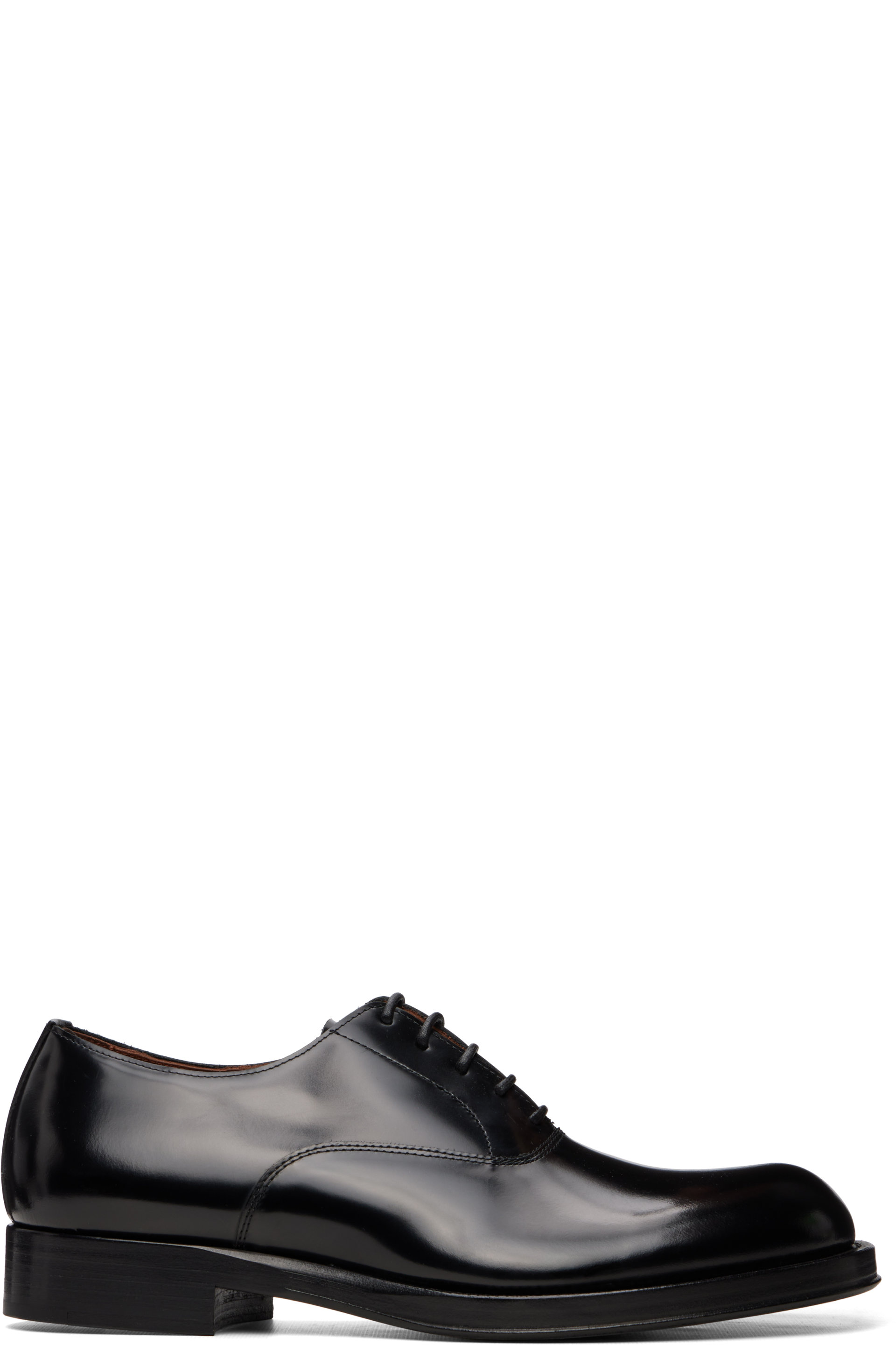 Dries Van Noten - Black Calfskin Oxfords