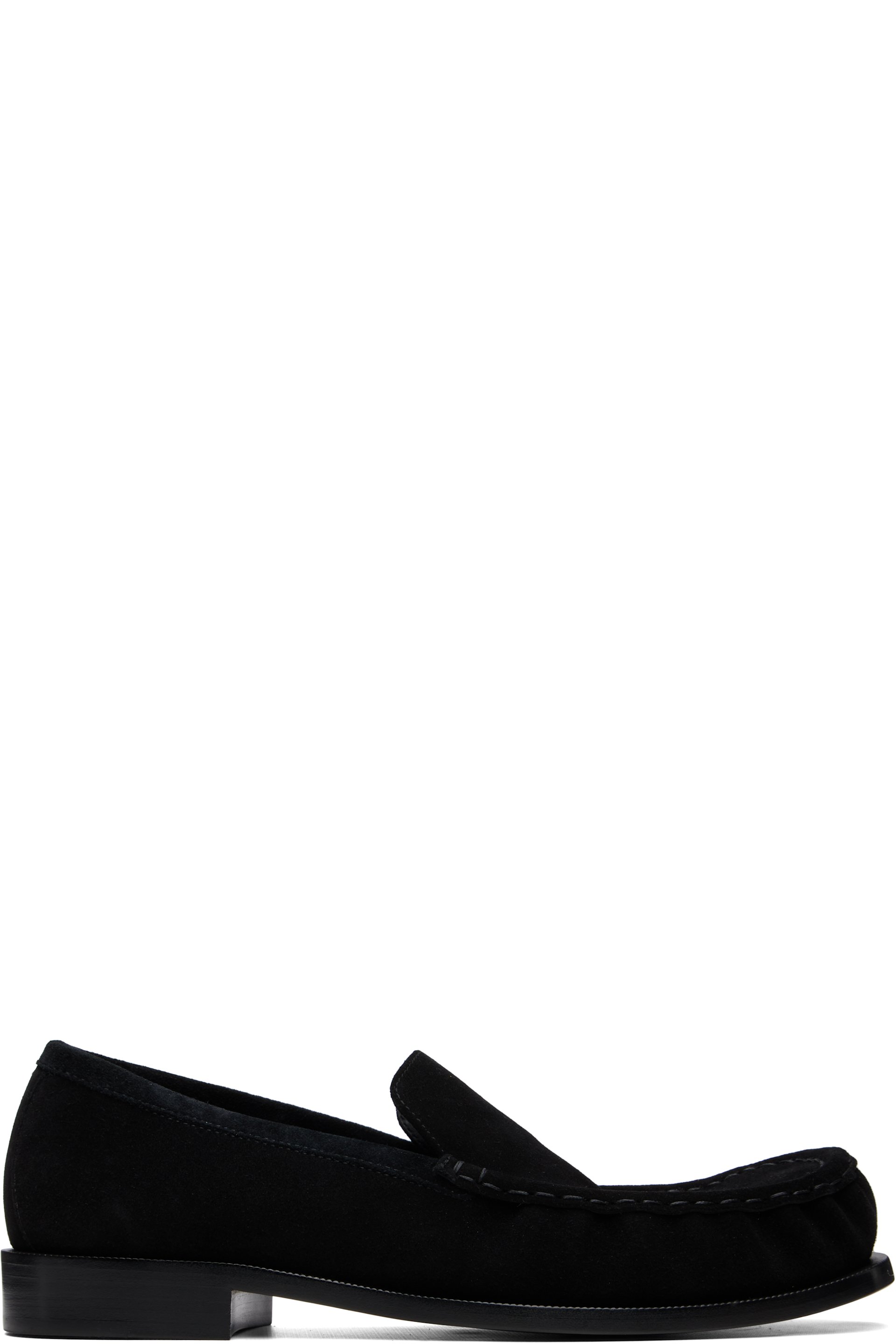 Dries Van Noten - Black Suede Loafers