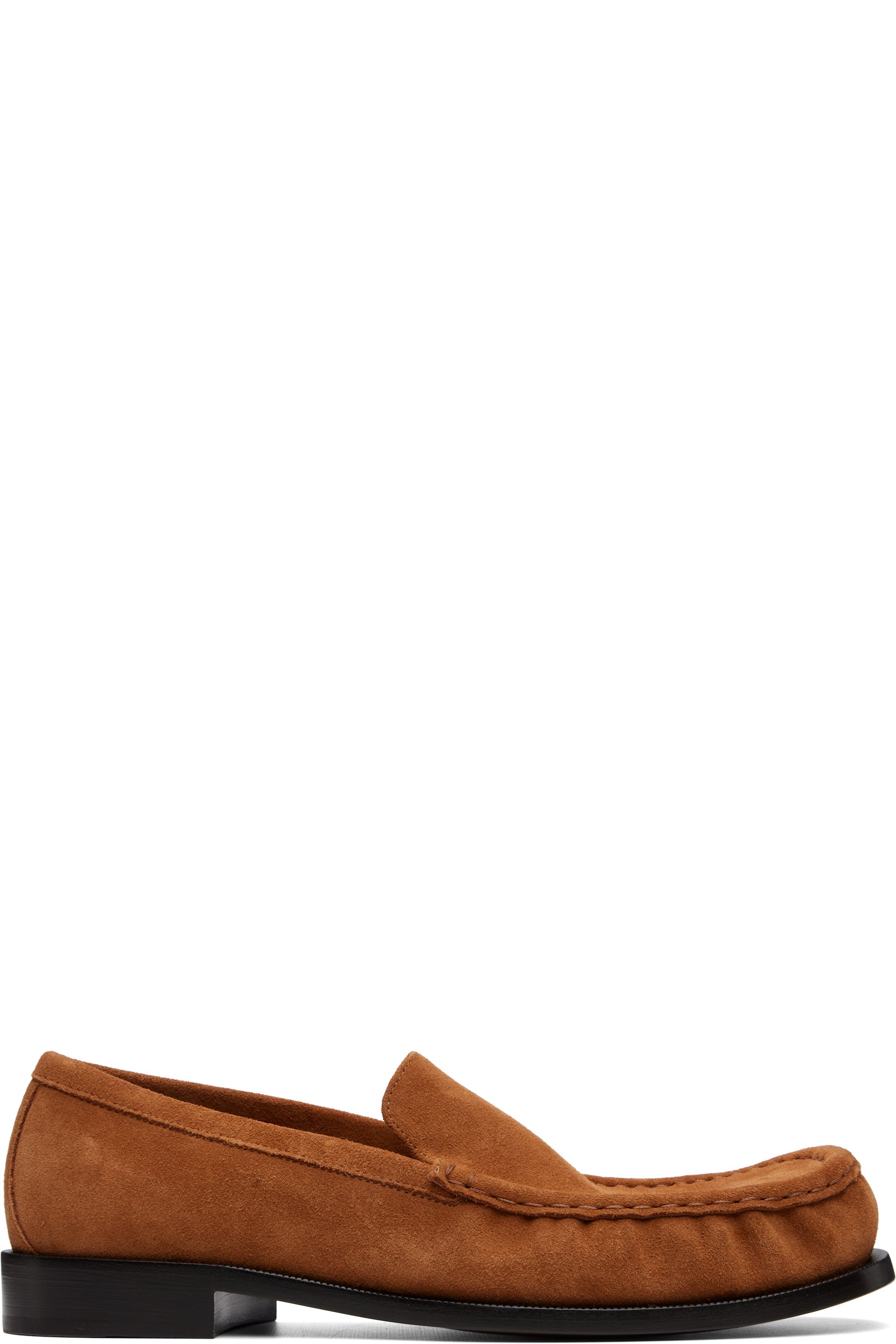 Dries Van Noten - Tan Suede Loafers