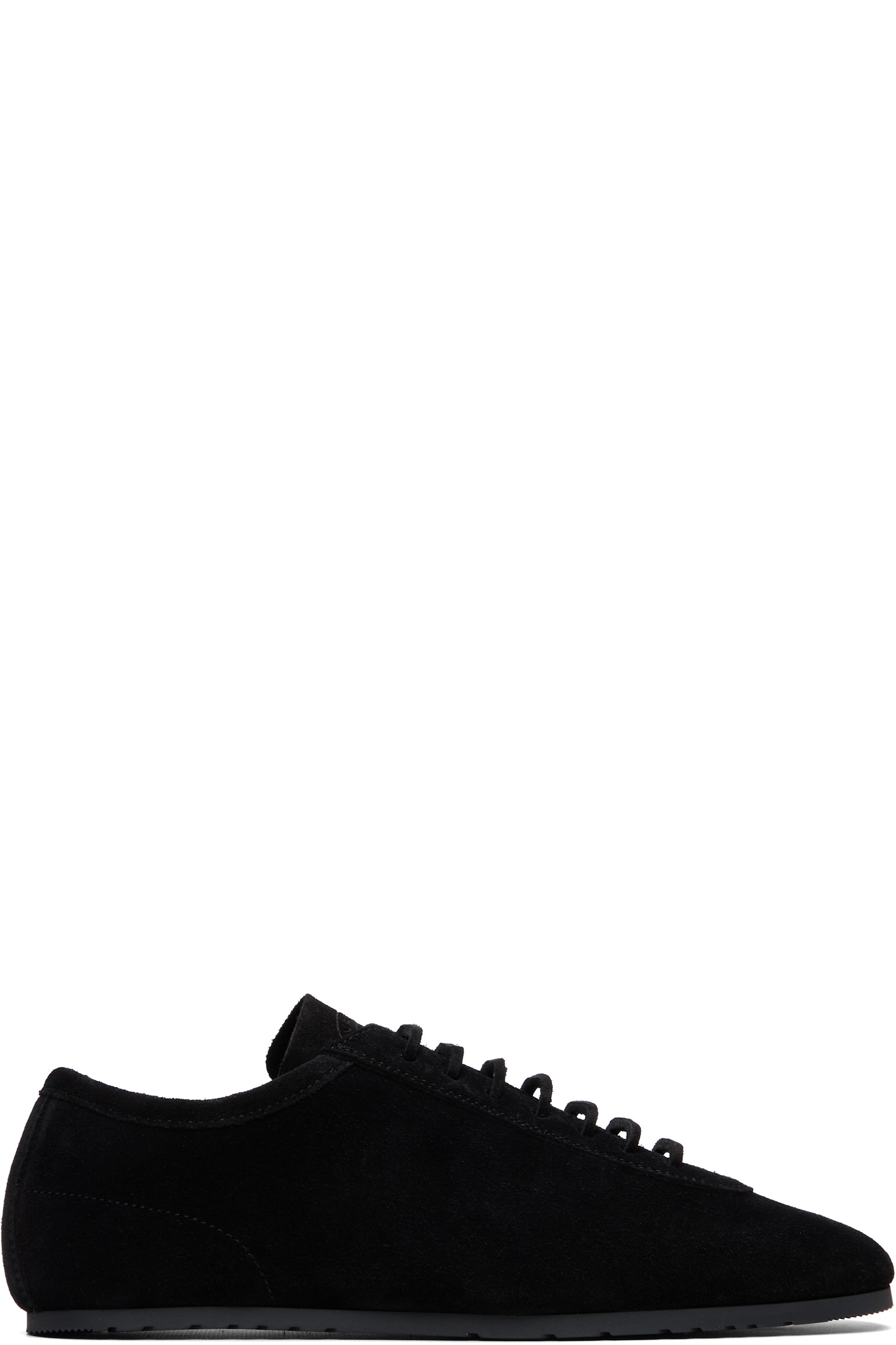 Dries Van Noten - Baskets noires en suède