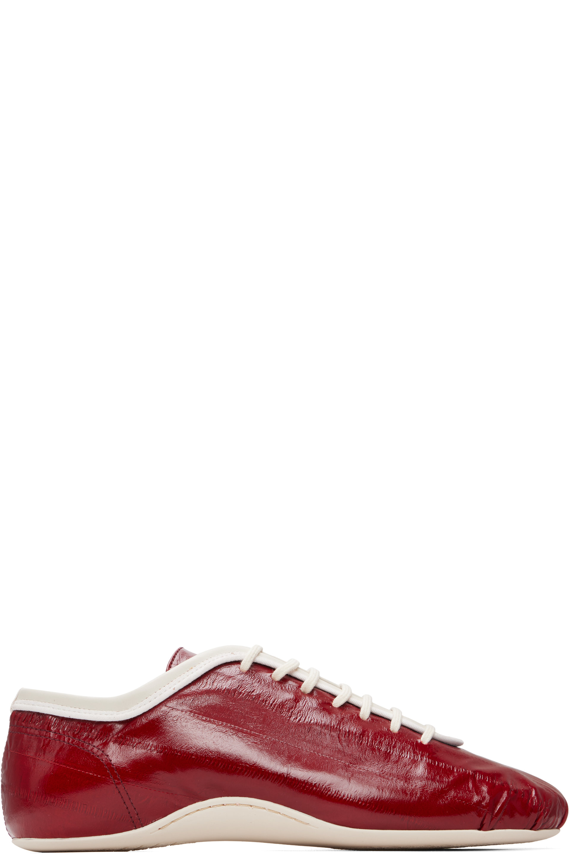 Dries Van Noten - Red Ballerina Sneakers