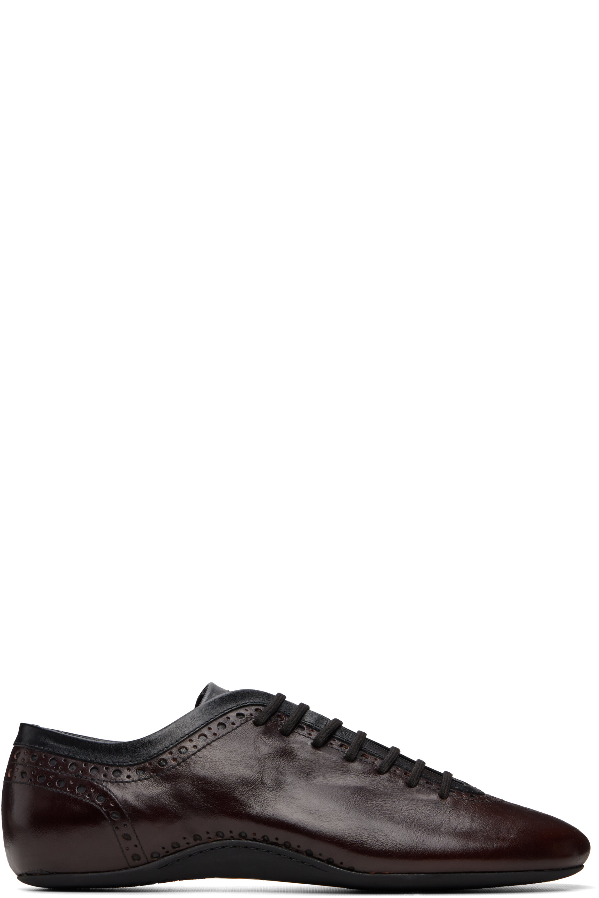 Dries Van Noten - Brown Leather Sneakers