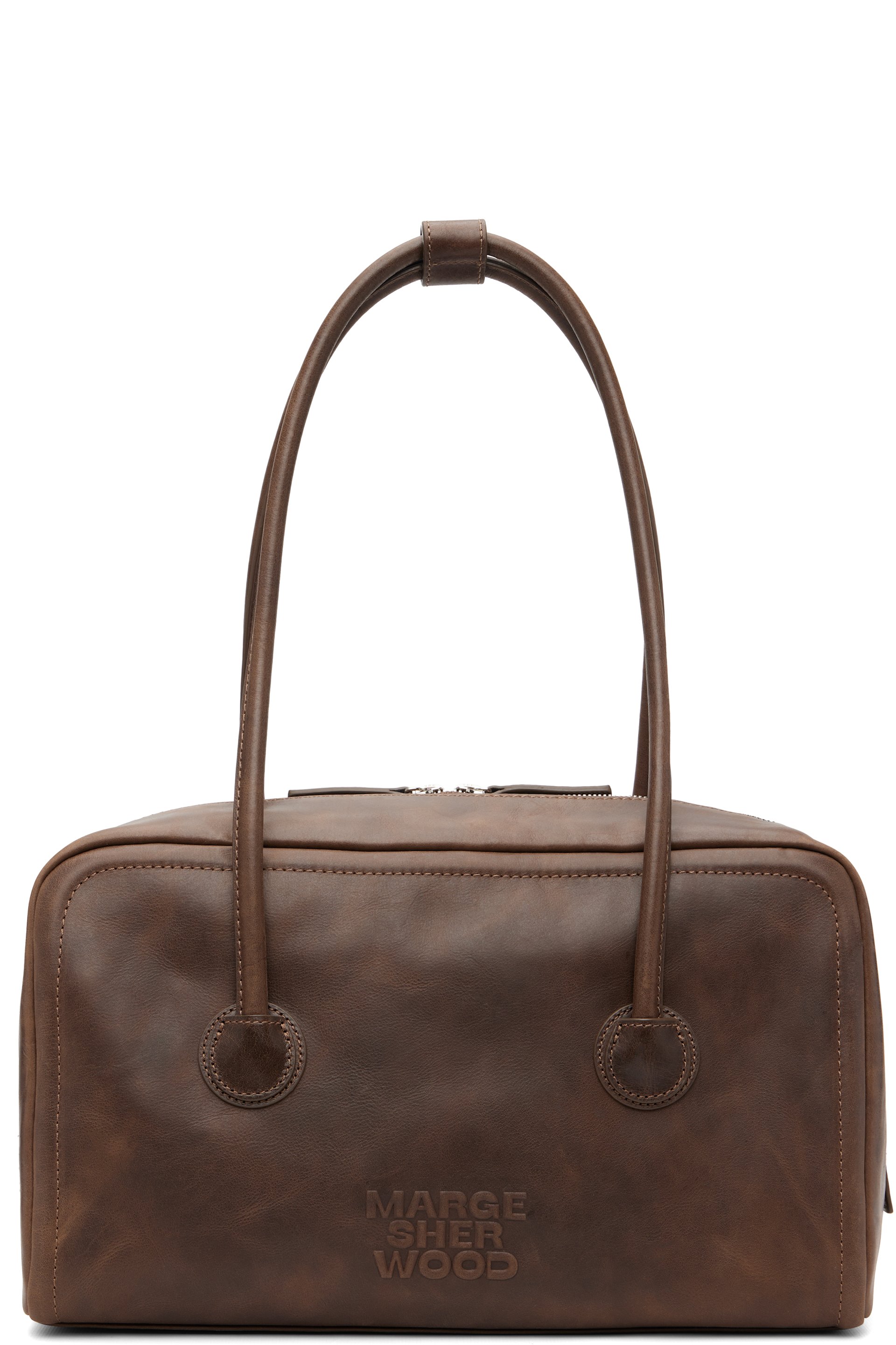 MARGESHERWOOD - Brown Soft Boston Bag