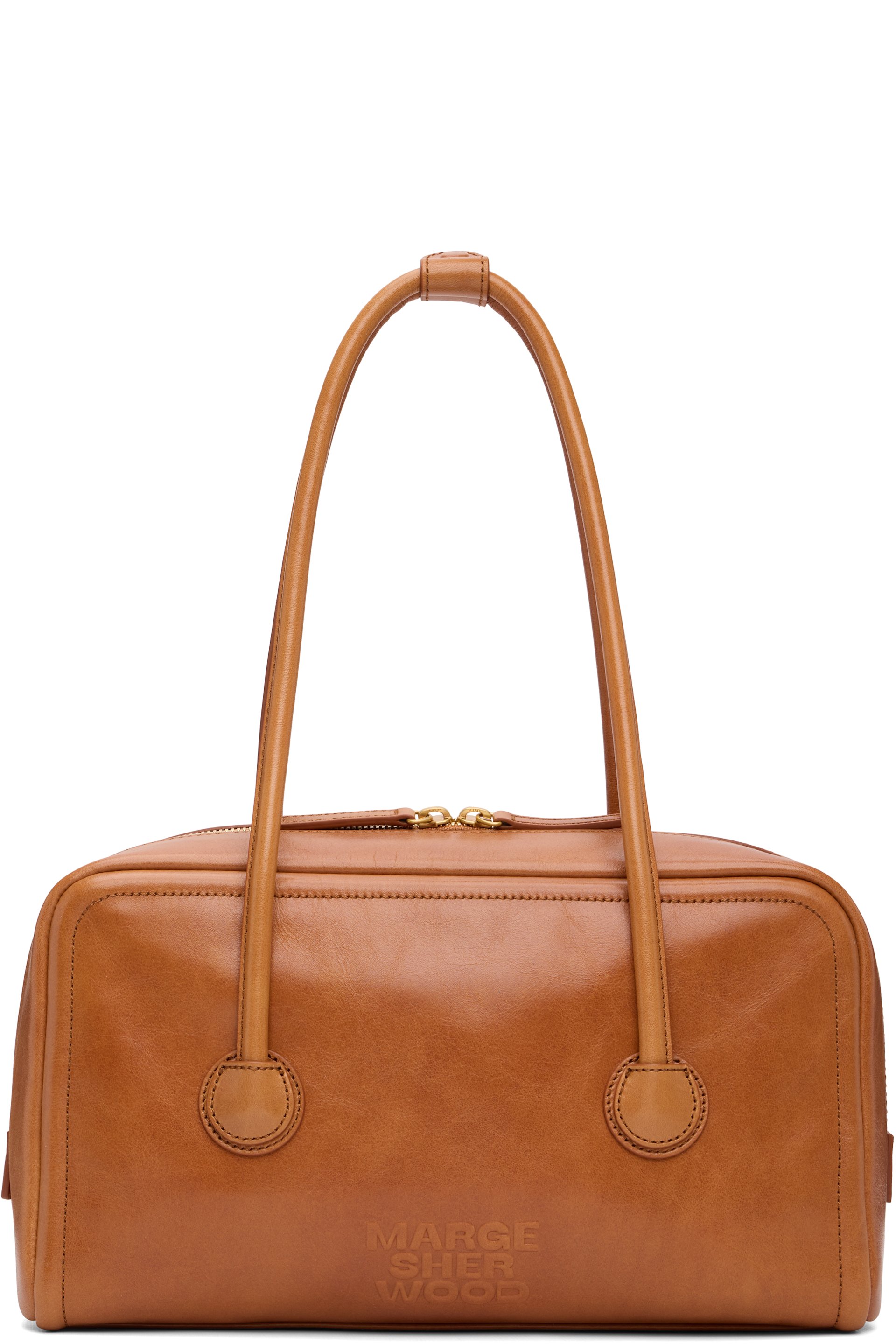 MARGESHERWOOD - Brown Soft Boston Small Bag