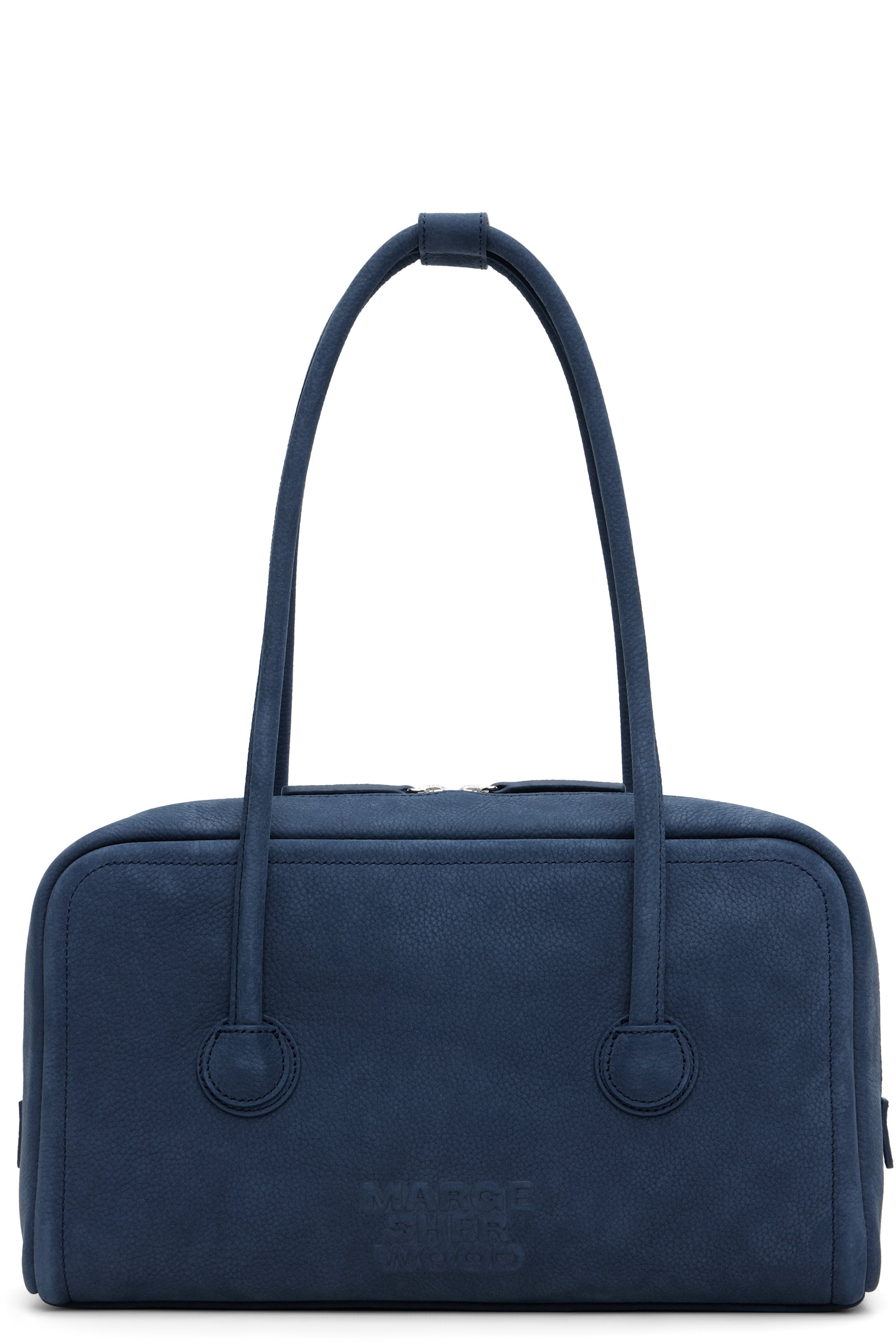 MARGESHERWOOD - Blue Soft Boston Small Bag