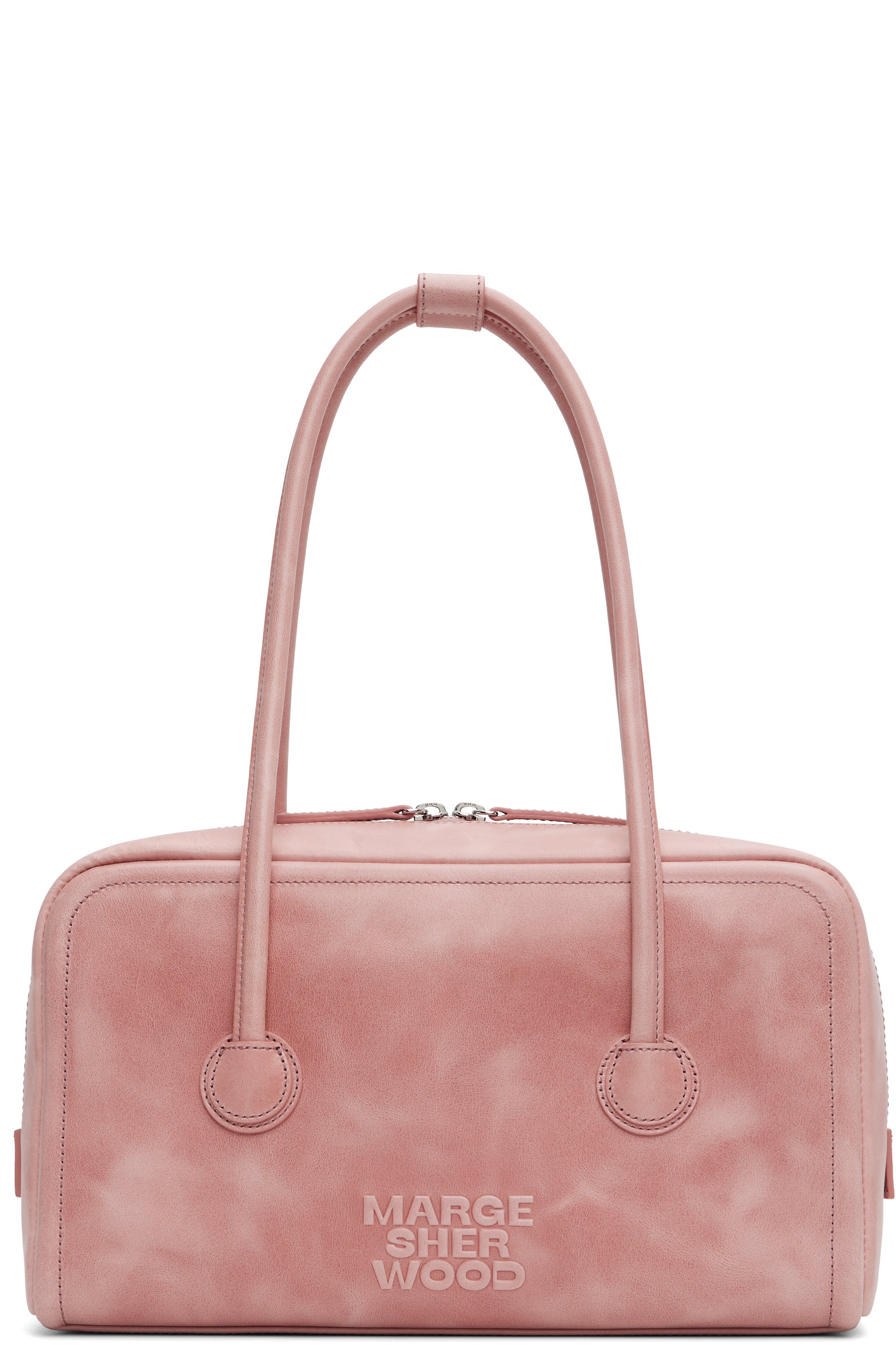 MARGESHERWOOD - Pink Soft Boston Small Bag