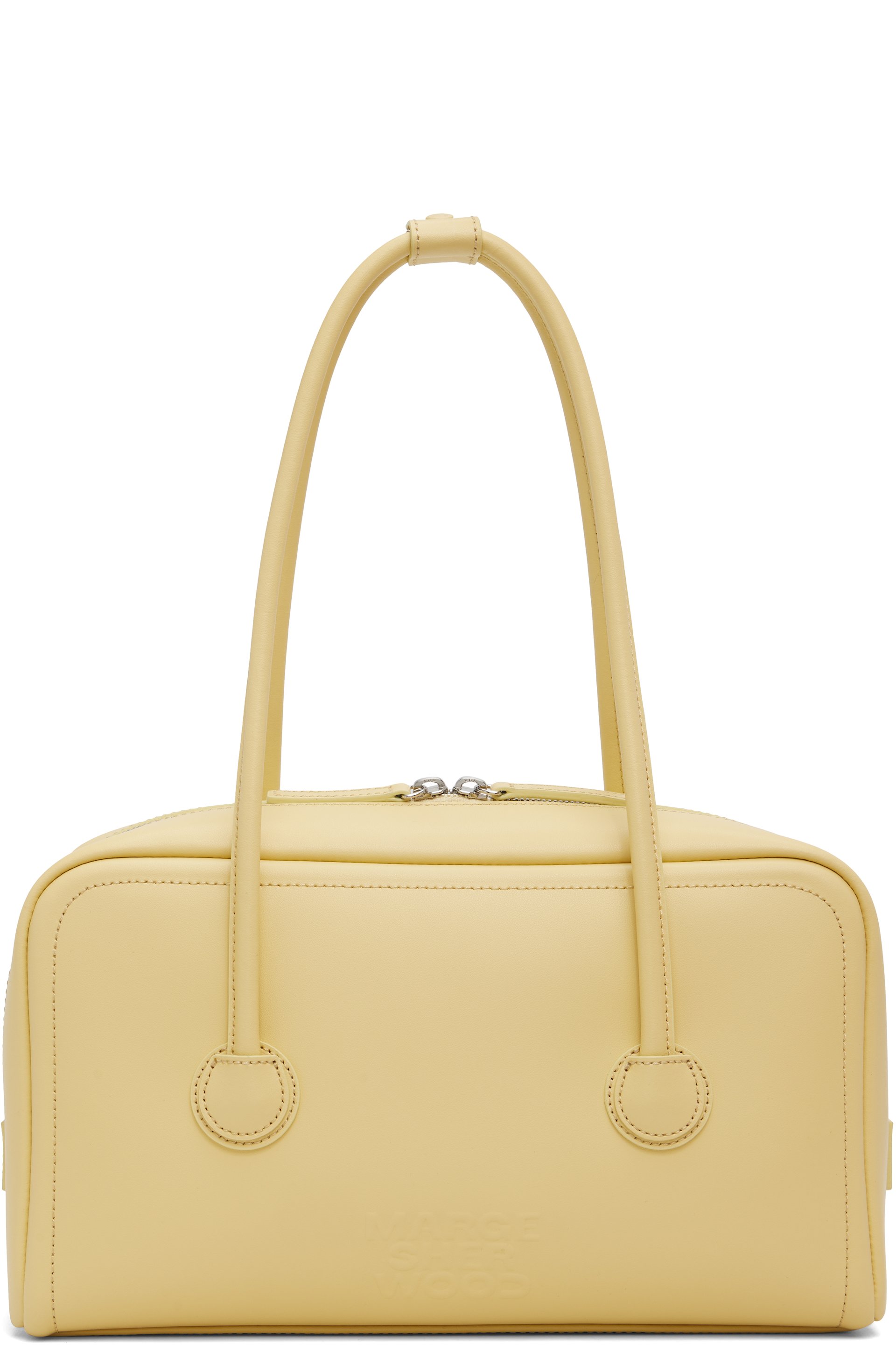 MARGESHERWOOD - Yellow Soft Boston Small Bag