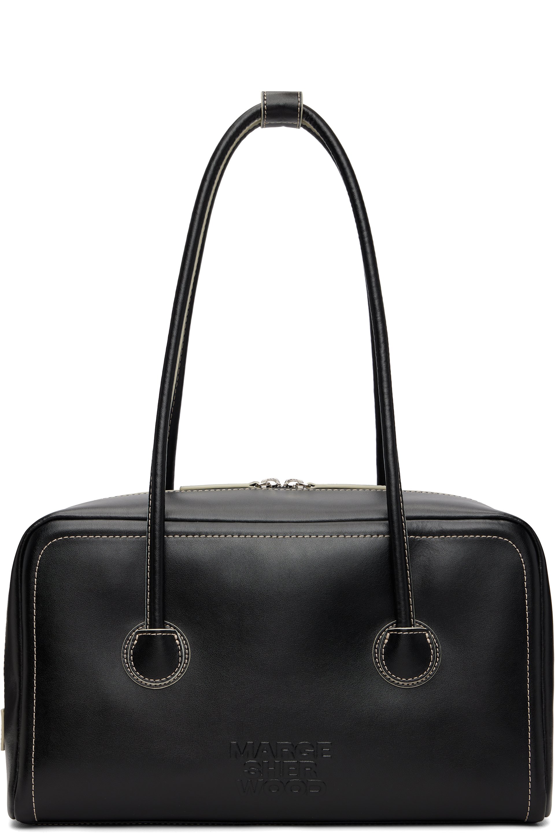 MARGESHERWOOD - Black Soft Boston Bag